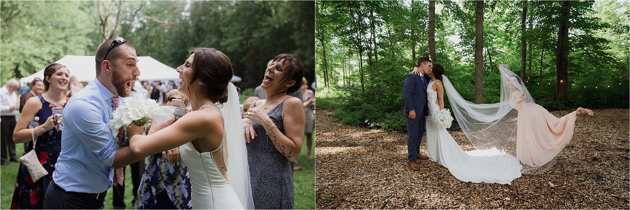 Sonia V Photography, The Clearing ceremony wedding venue, fun moments with the guests
