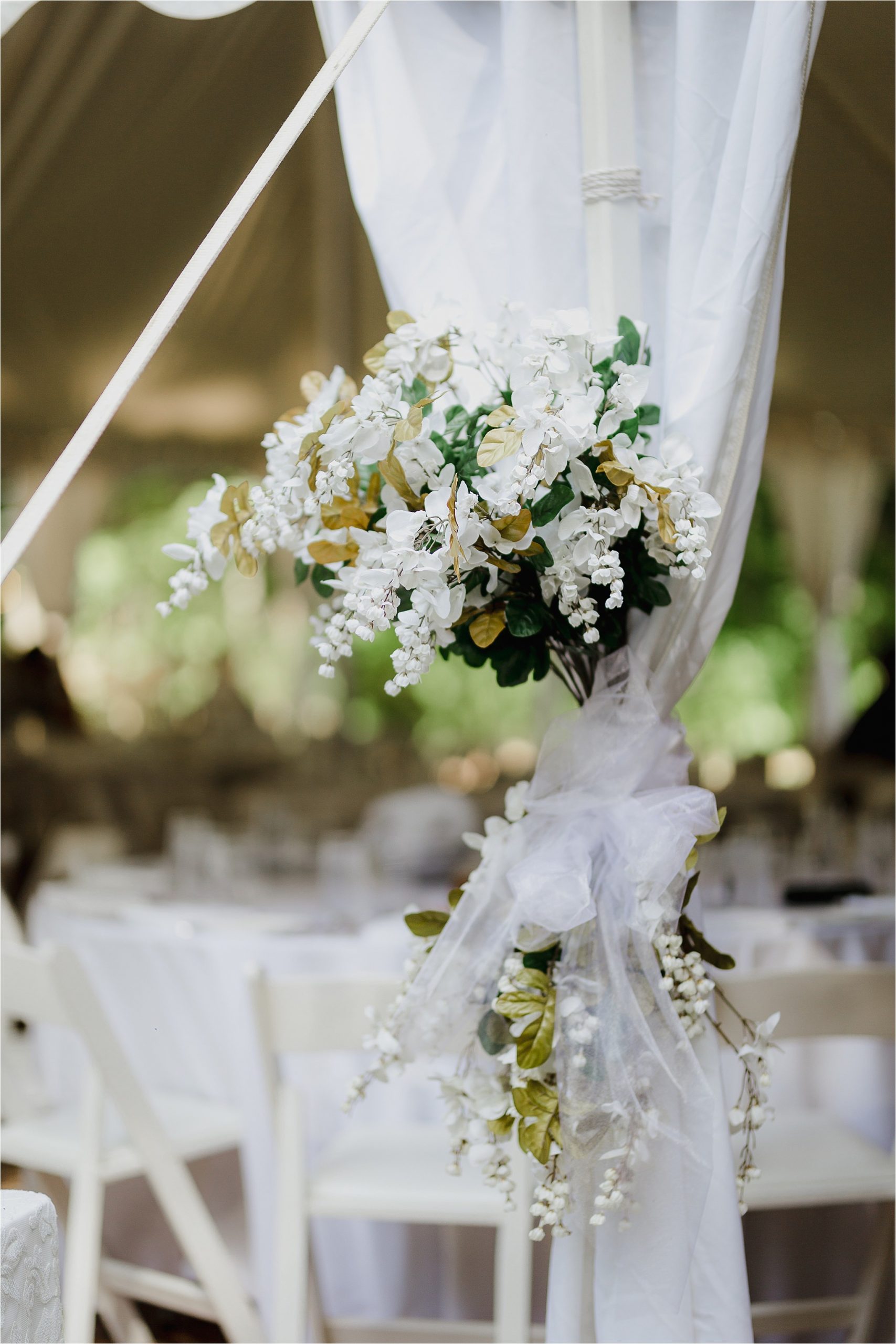 Sonia V Photography, The Clearing reception wedding venue, outdoor tent dinner decor