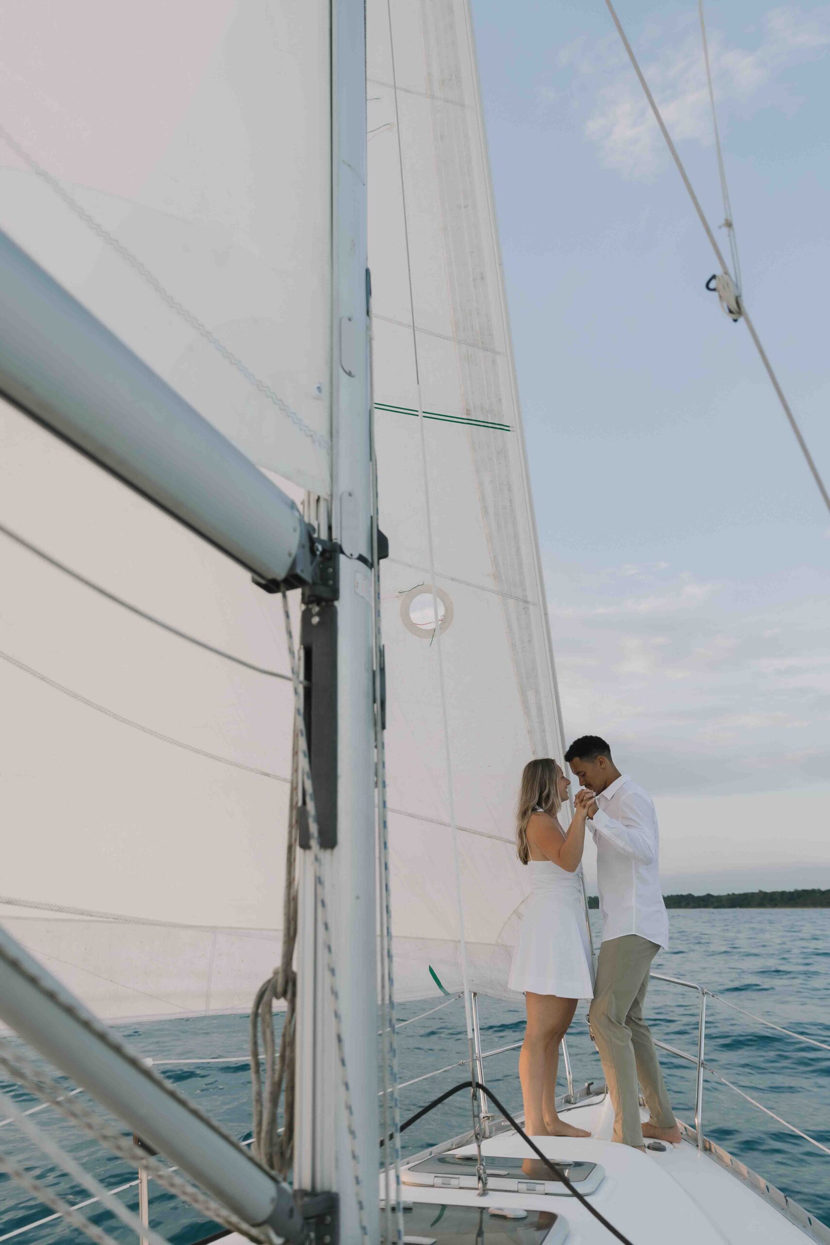 Sailboat Engagement Photos - Sonia V Photography