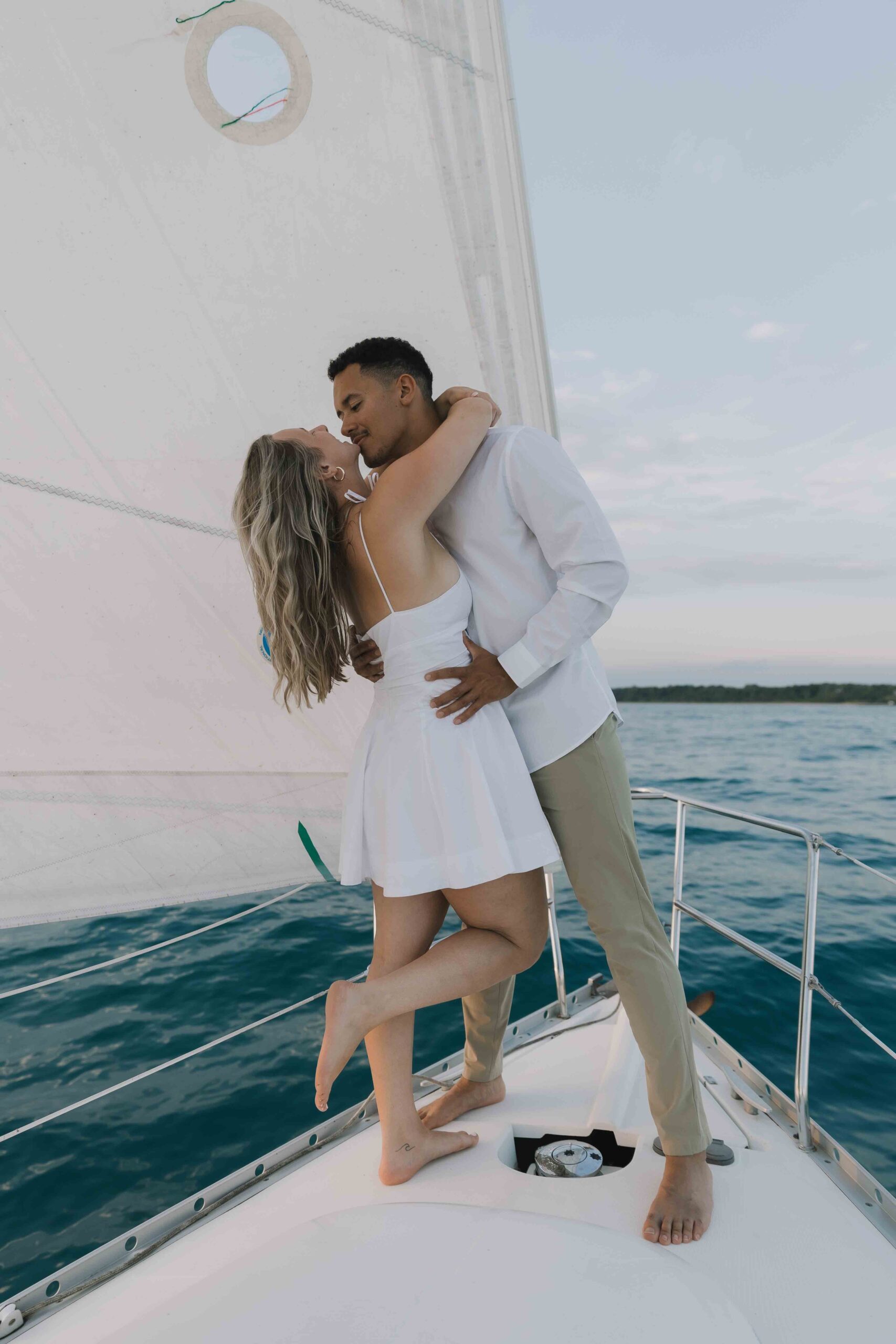 Sailboat Engagement Photos - Sonia V Photography