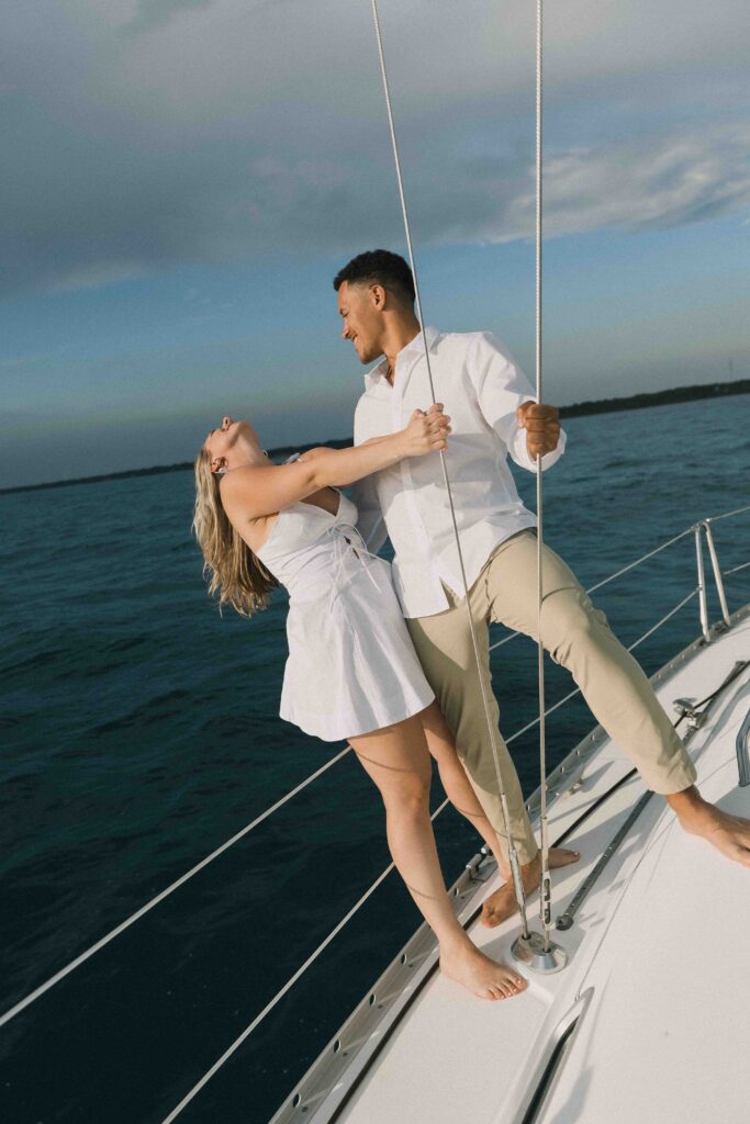 Sailboat Engagement Photos - Sonia V Photography