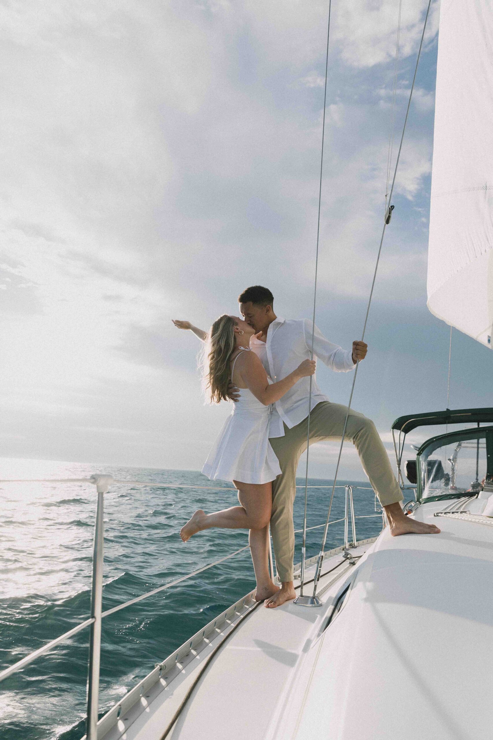 Sailboat Engagement Photos - Sonia V Photography