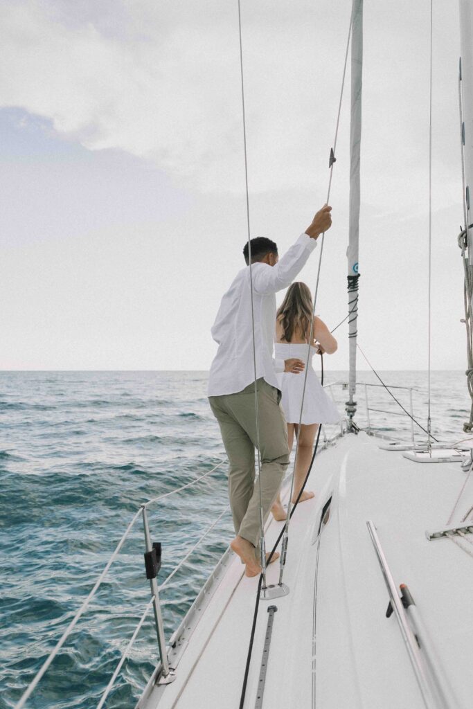 Sailboat Engagement Photos - Sonia V Photography