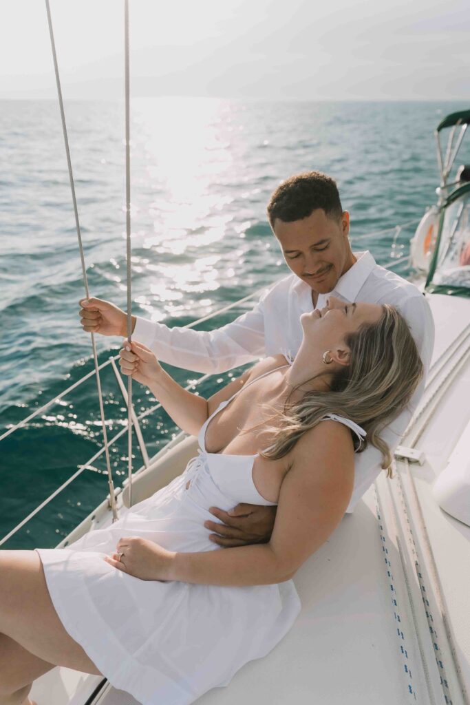 Sailboat Engagement Photos - Sonia V Photography