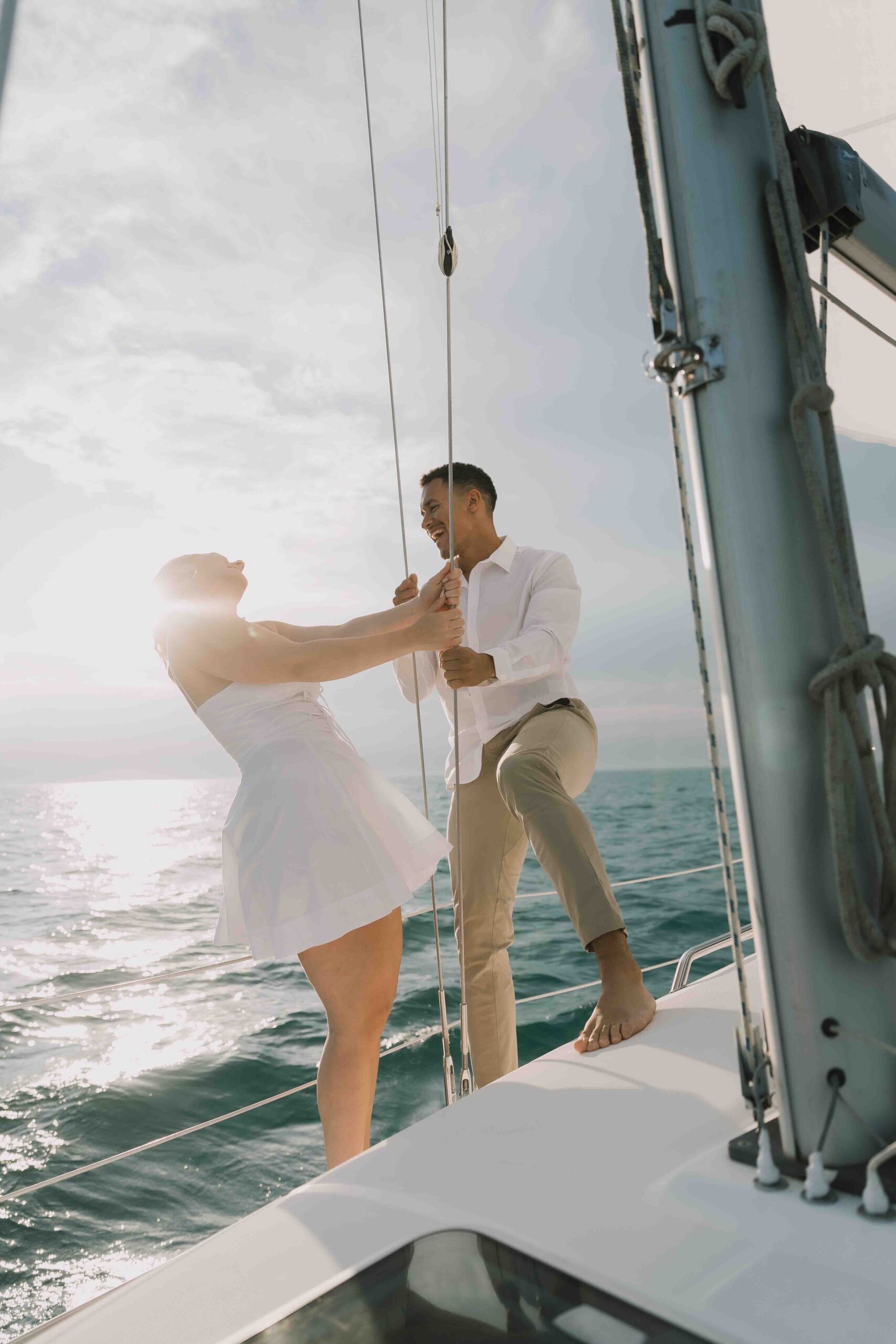 Sailboat Engagement Photos - Sonia V Photography