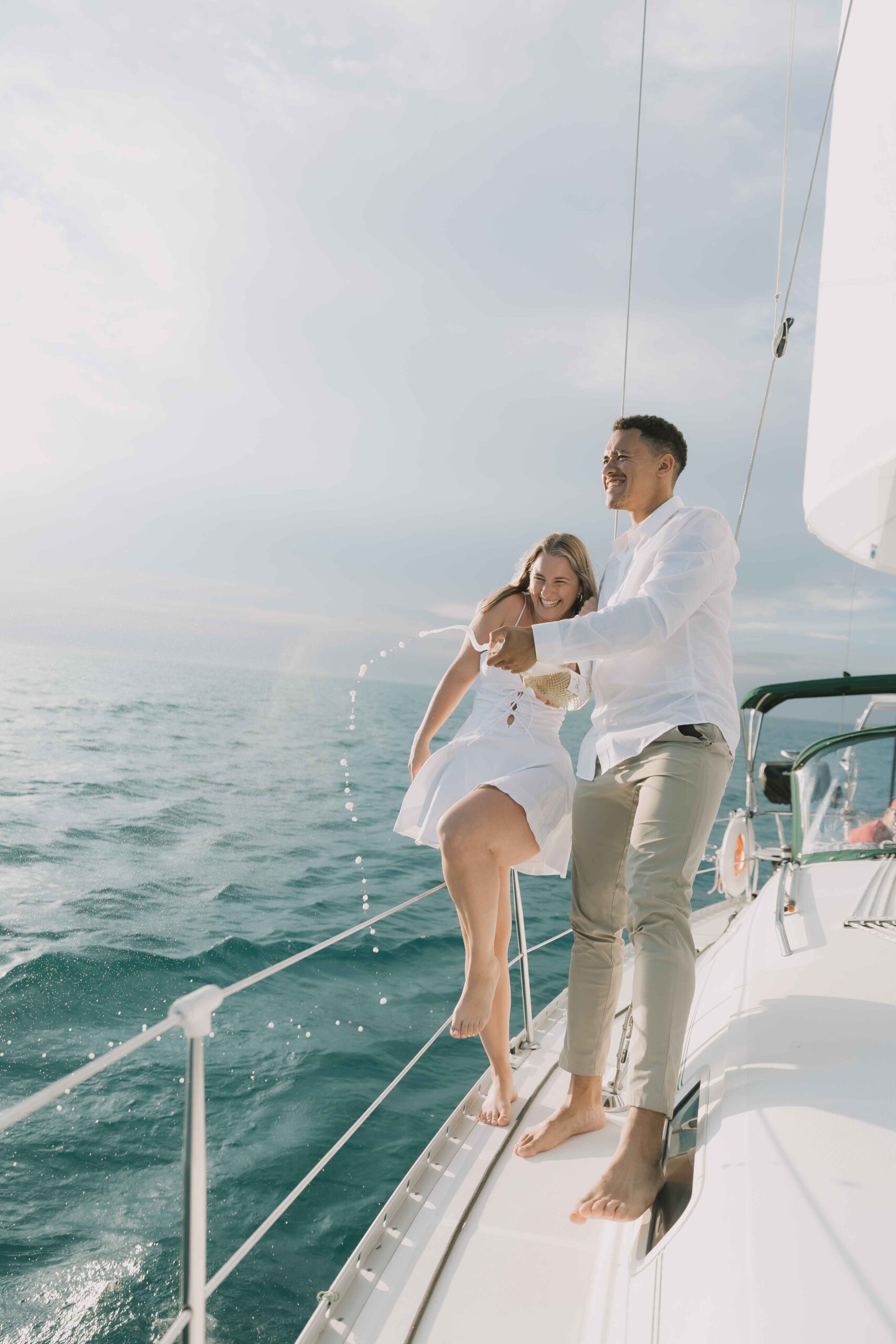 Sailboat Engagement Photos - Sonia V Photography