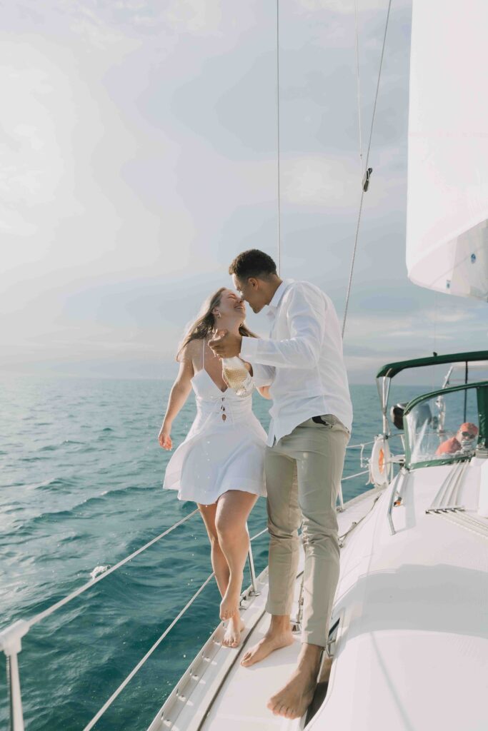 Sailboat Engagement Photos - Sonia V Photography