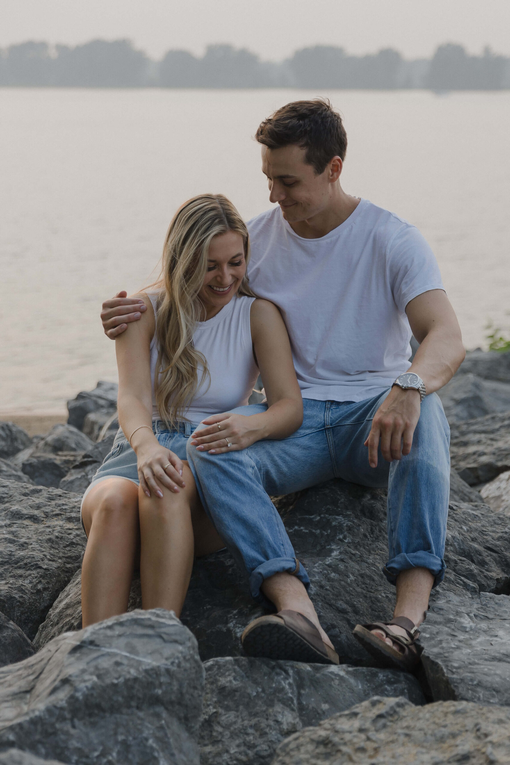 Beach Engagement Session in Ottawa - Sonia V Photography