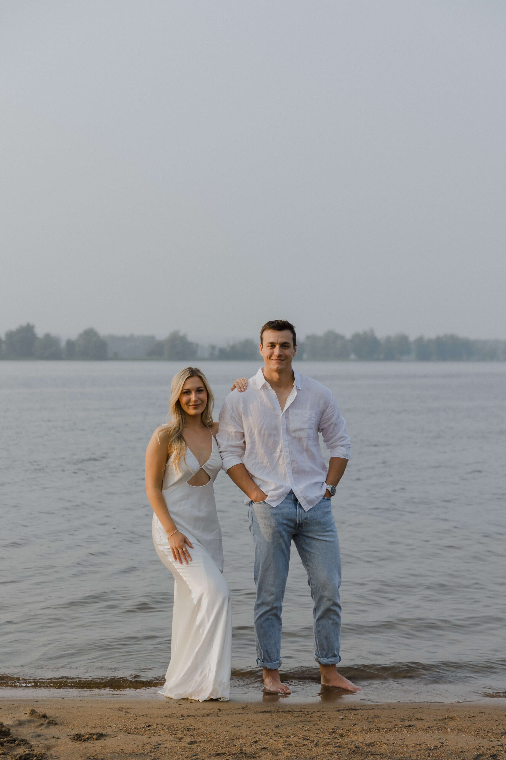 Beach Engagement Session in Ottawa - Sonia V Photography