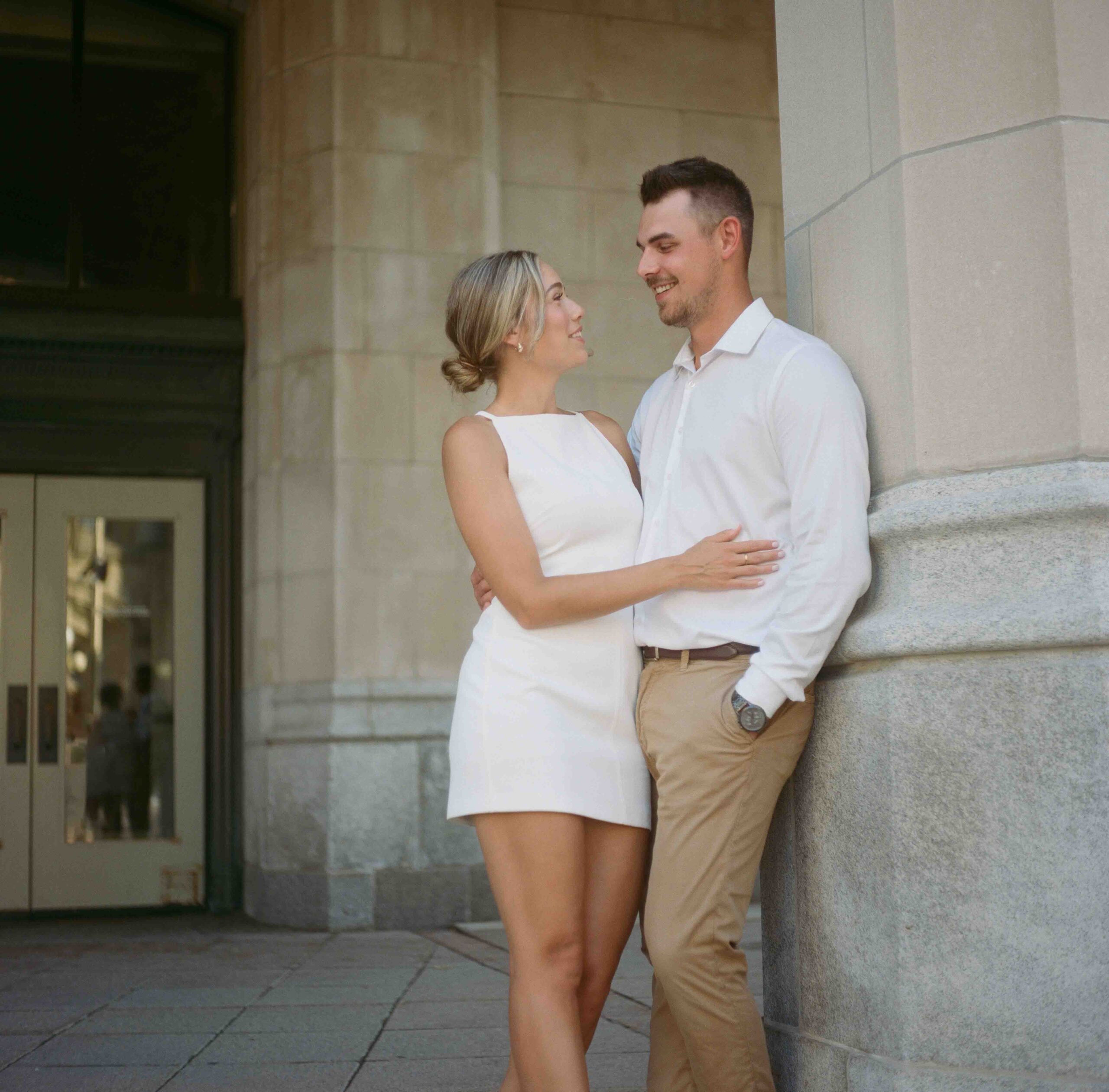 Downtown Ottawa Engagement Photos - Sonia V Photography