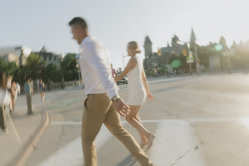 Downtown Ottawa Engagement Photos - Sonia V Photography