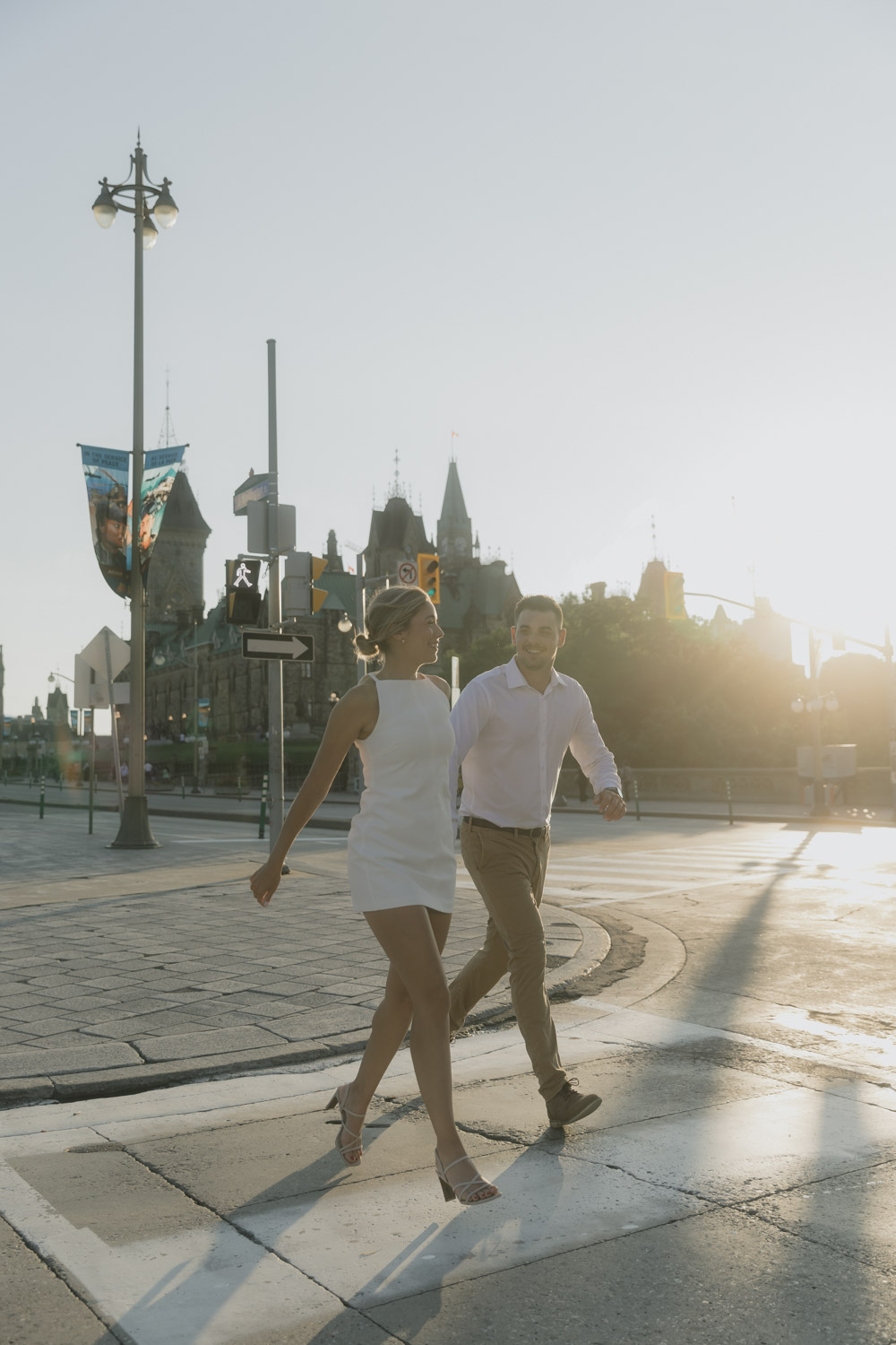 Downtown Ottawa Engagement Photos - Sonia V Photography