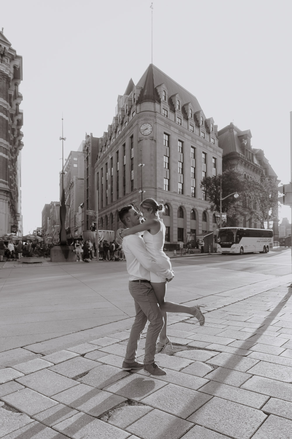 Downtown Ottawa Engagement Photos - Sonia V Photography