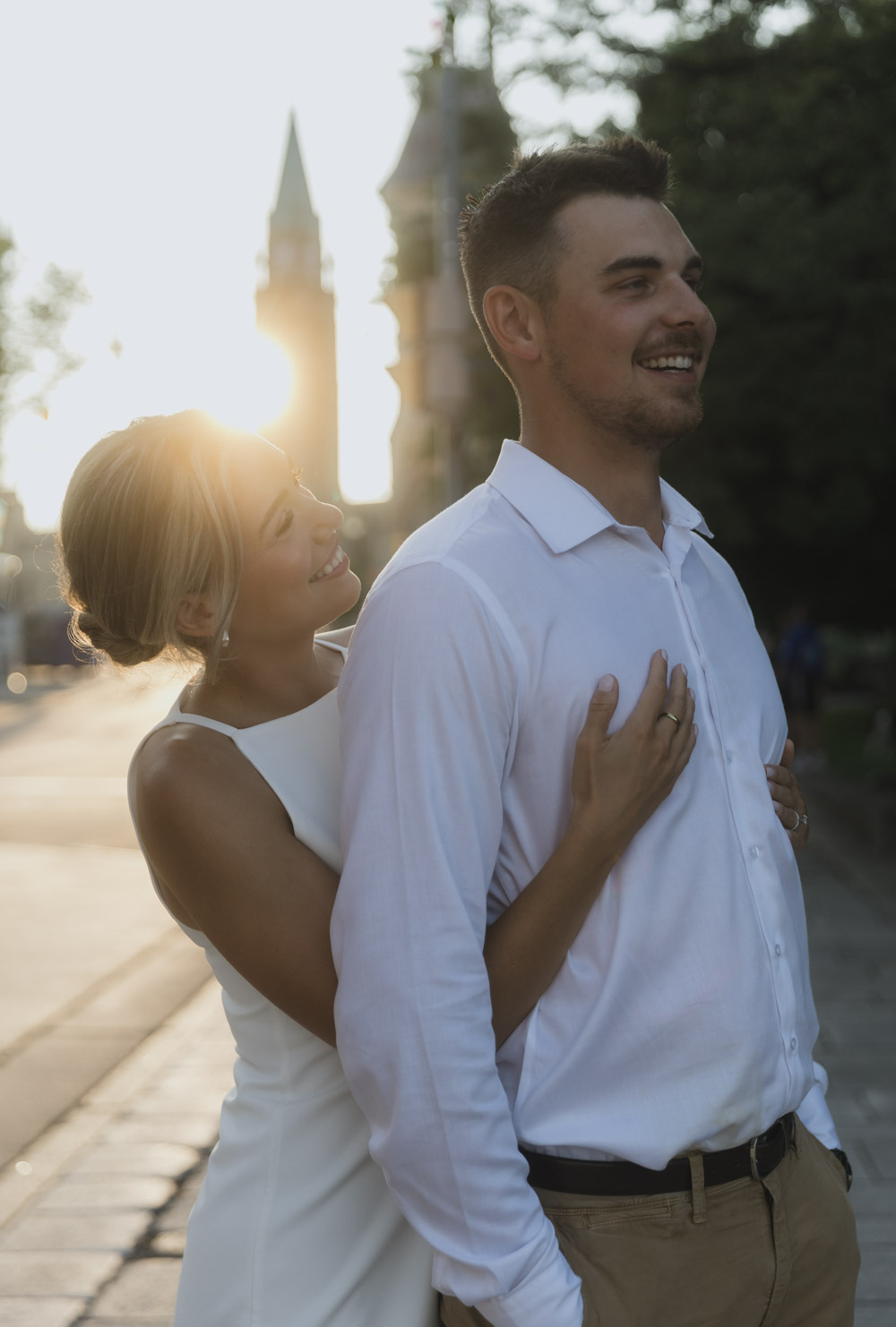 Downtown Ottawa Engagement Photos - Sonia V Photography