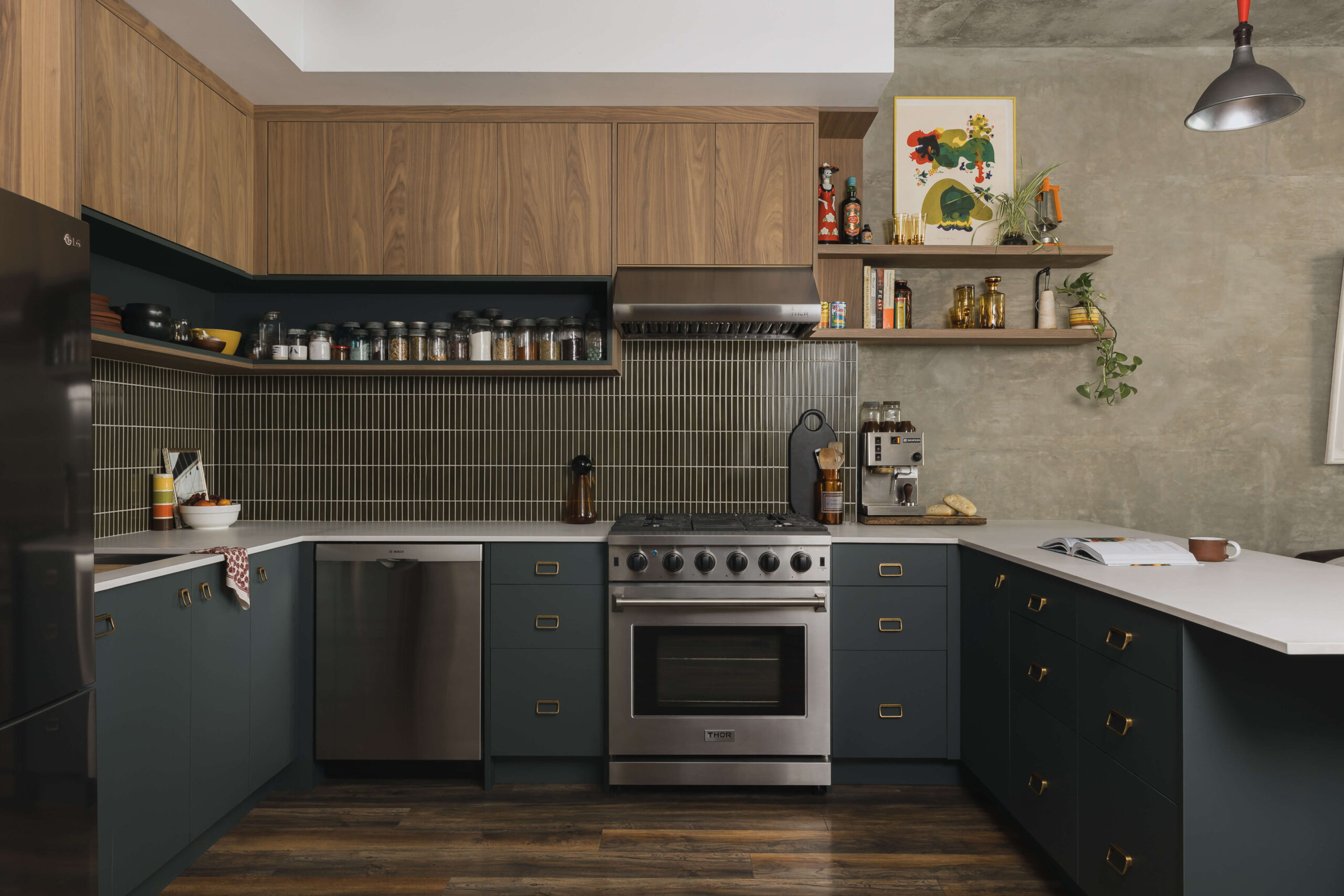 Eclectic Condo Kitchen Remodel - Sonia V Branding