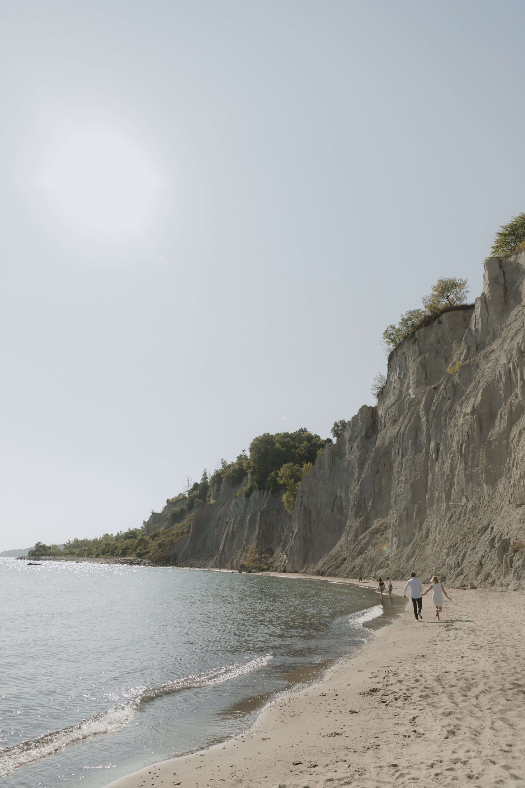 Cliffside Engagement Photos at the Scarborough Bluffs - Sonia V Photography