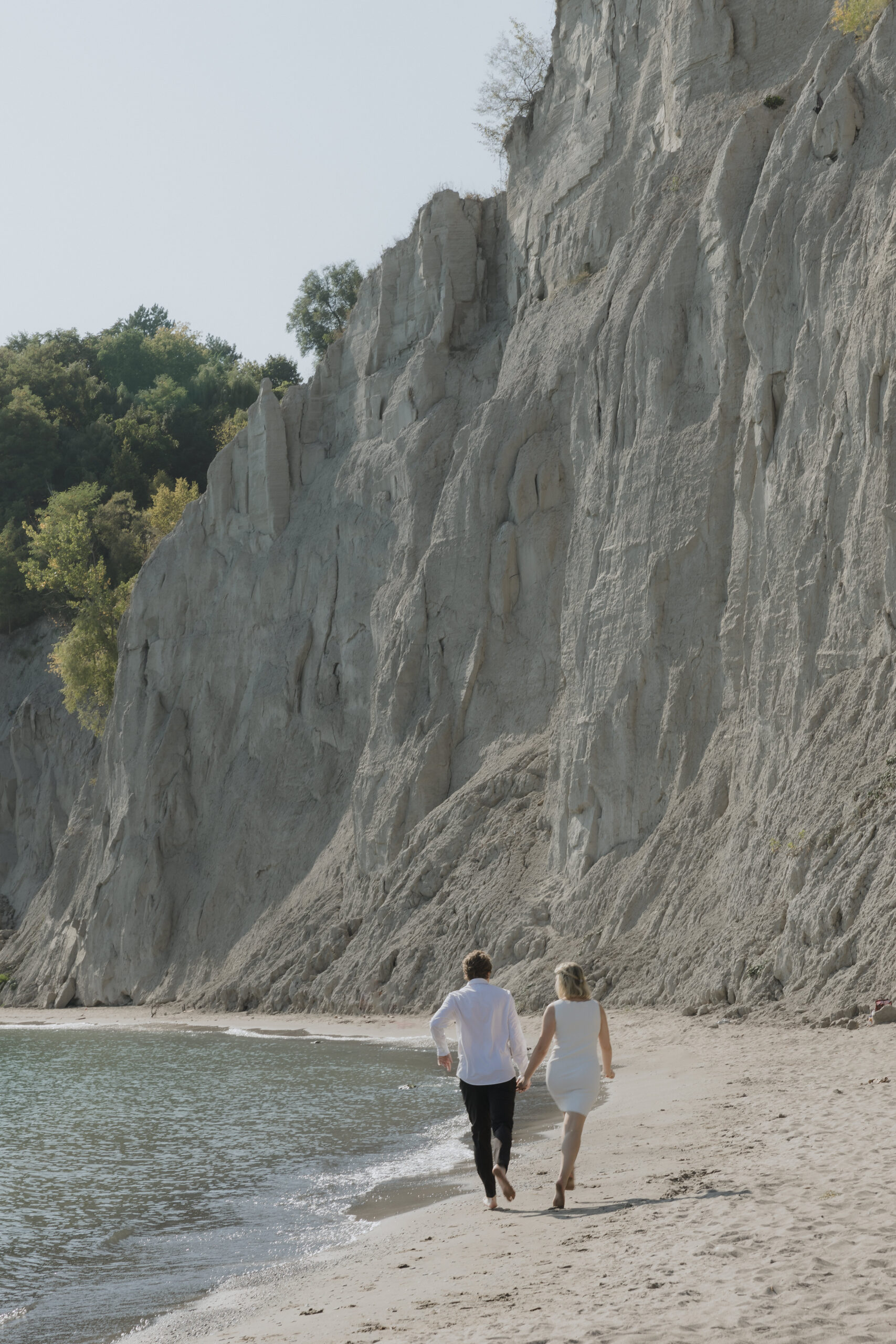 Cliffside Engagement Photos at the Scarborough Bluffs - Sonia V Photography