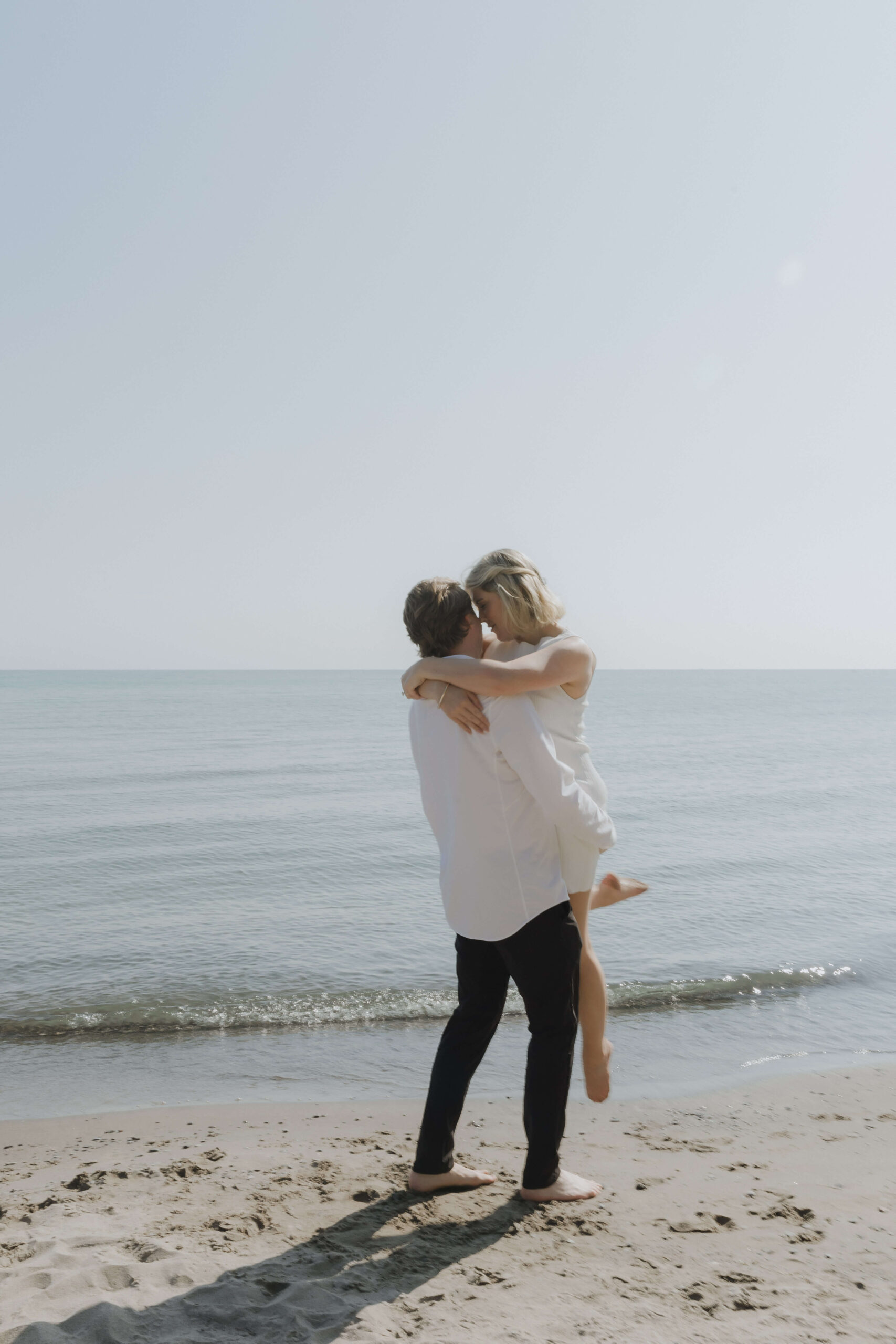 Cliffside Engagement Photos at the Scarborough Bluffs - Sonia V Photography