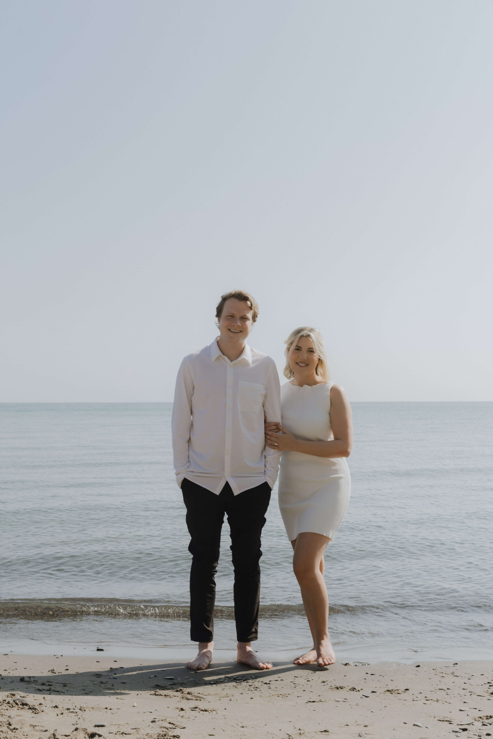 Cliffside Engagement Photos at the Scarborough Bluffs - Sonia V Photography