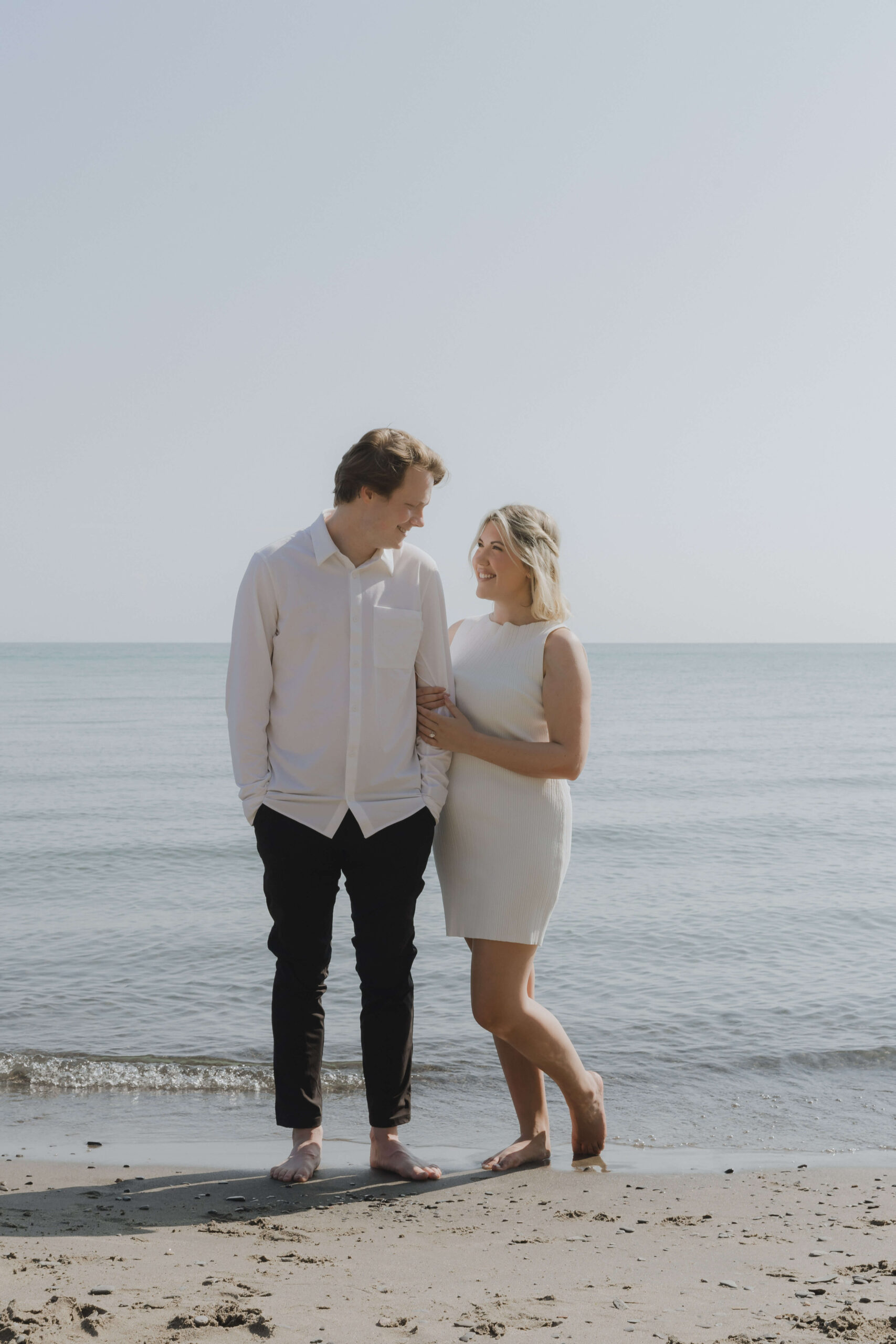 Cliffside Engagement Photos at the Scarborough Bluffs - Sonia V Photography