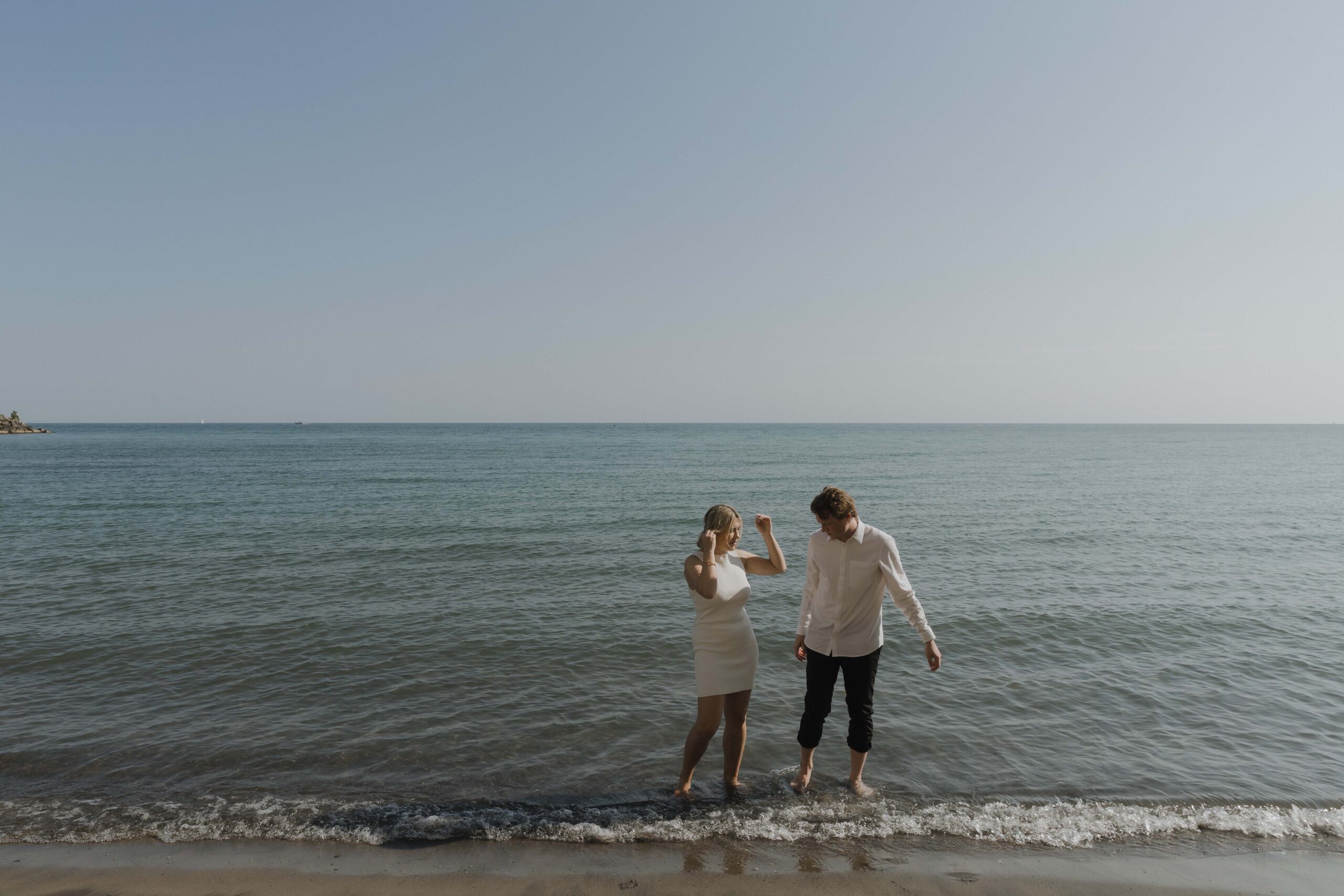 Cliffside Engagement Photos at the Scarborough Bluffs - Sonia V Photography