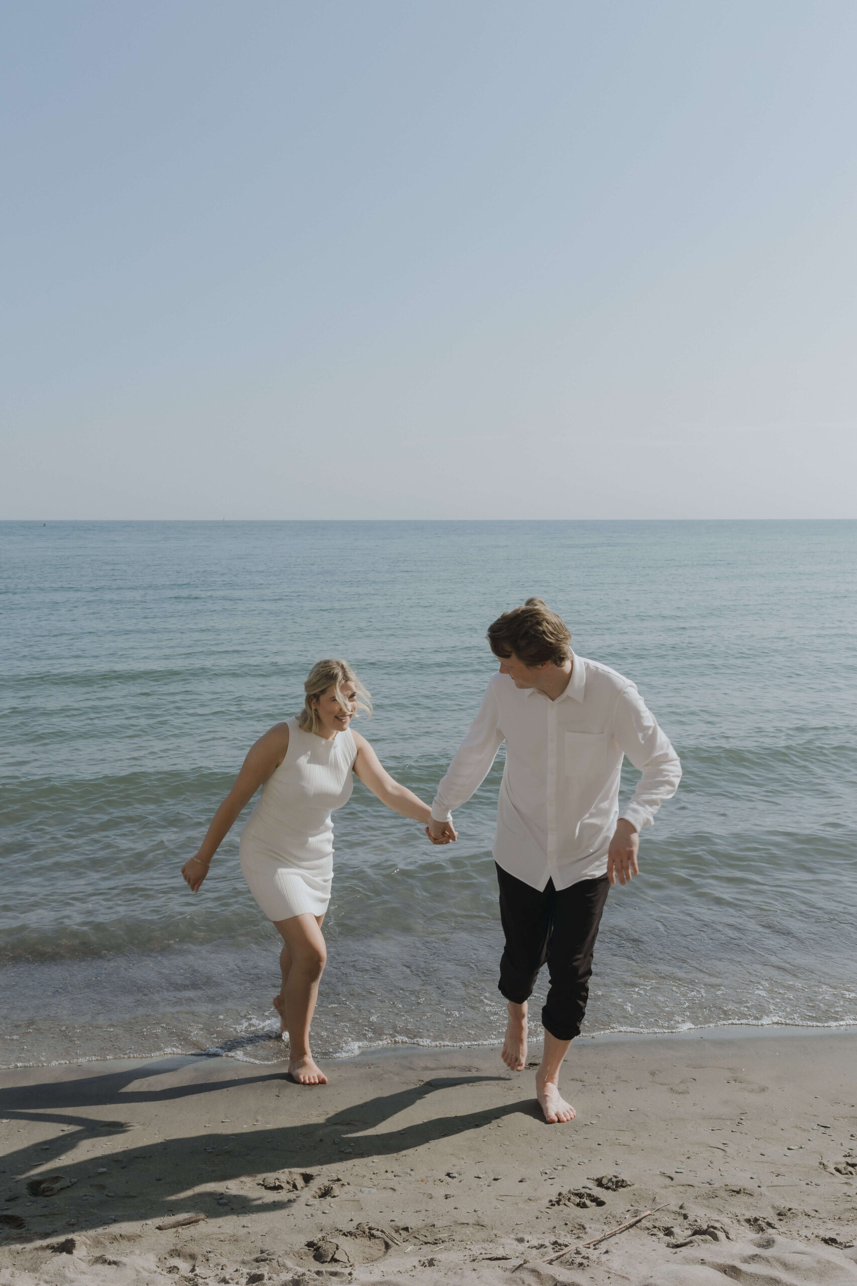 Cliffside Engagement Photos at the Scarborough Bluffs - Sonia V Photography