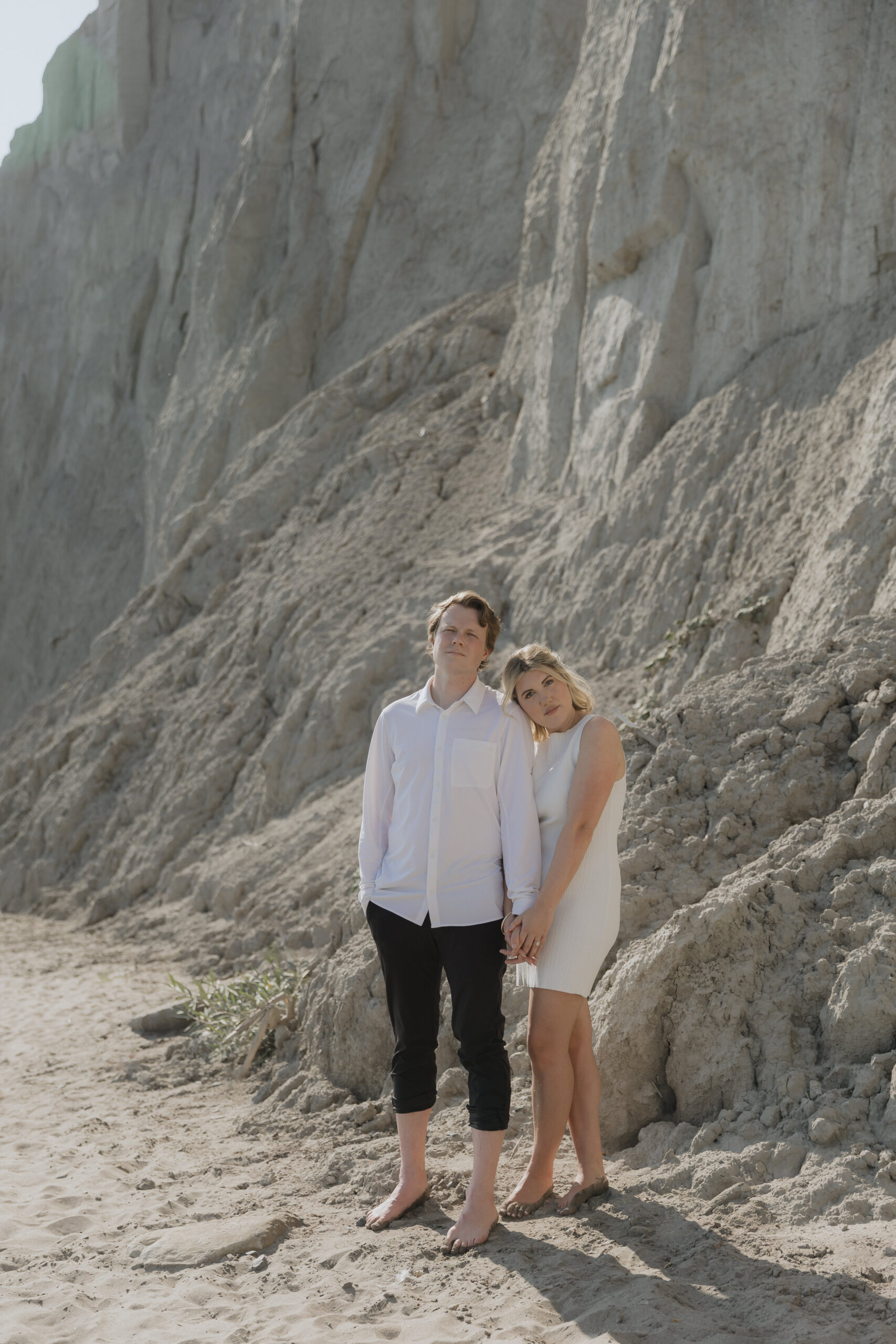 Cliffside Engagement Photos at the Scarborough Bluffs - Sonia V Photography