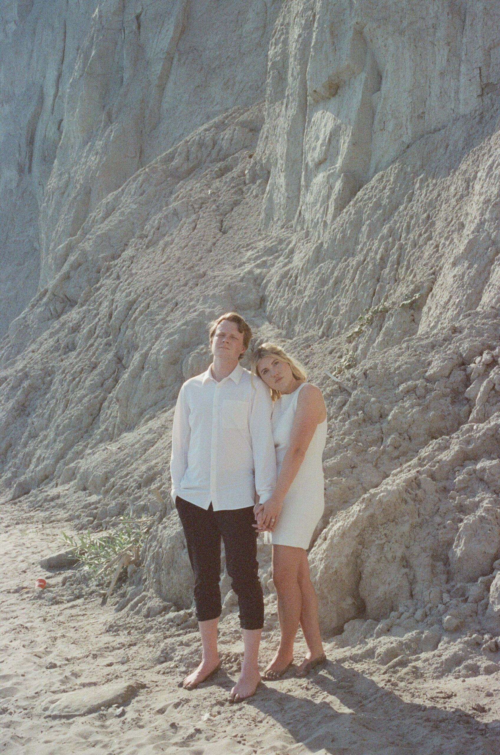 Cliffside Engagement Photos at the Scarborough Bluffs - Sonia V Photography