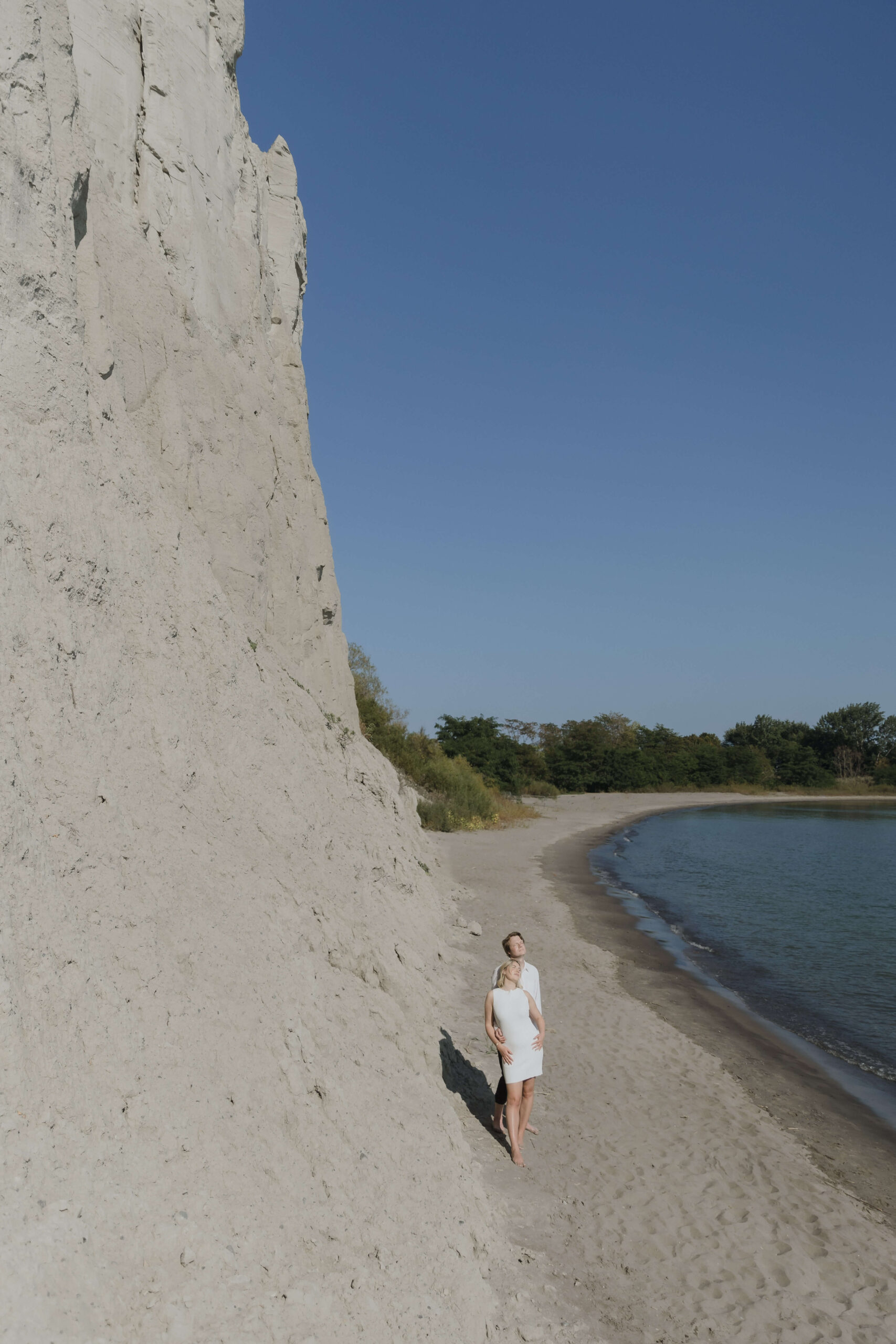 Cliffside Engagement Photos at the Scarborough Bluffs - Sonia V Photography