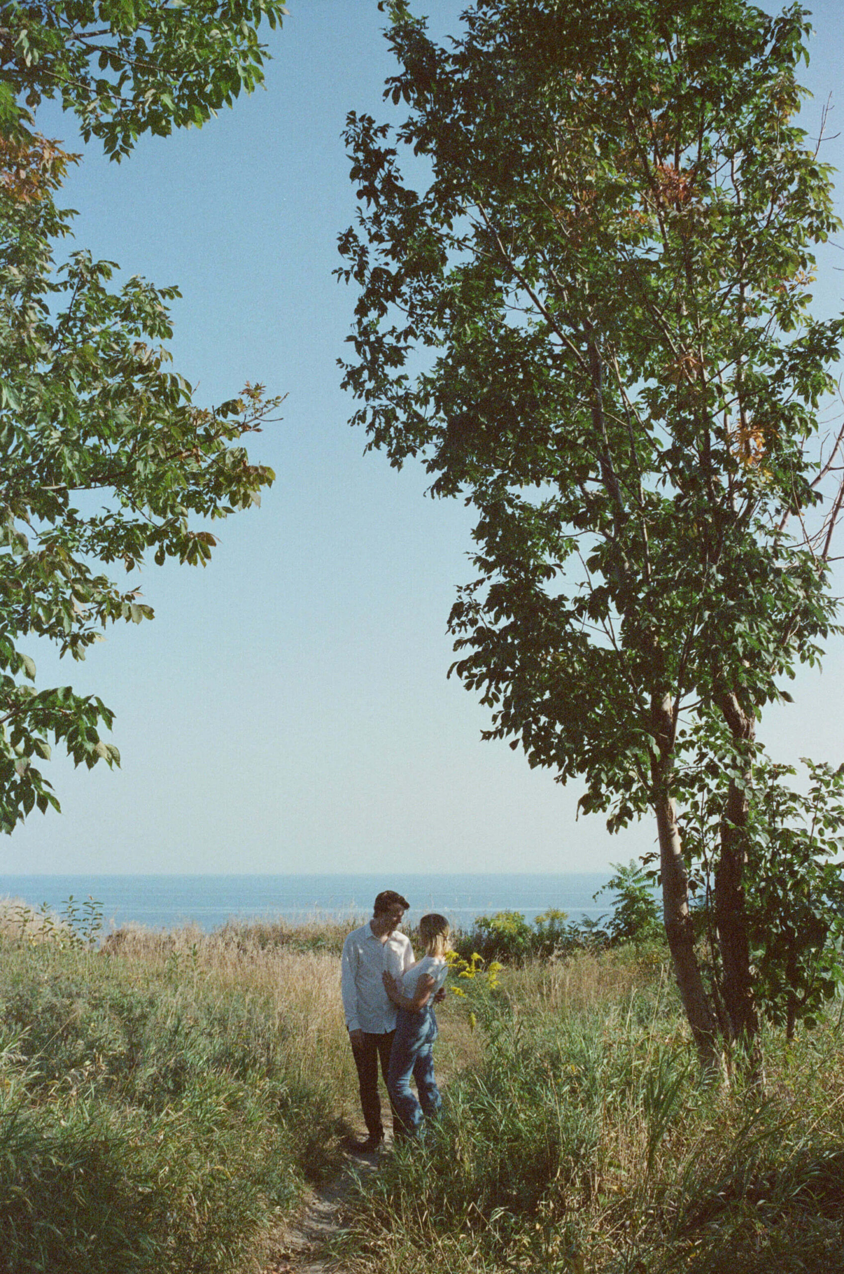 Cliffside Engagement Photos at the Scarborough Bluffs - Sonia V Photography