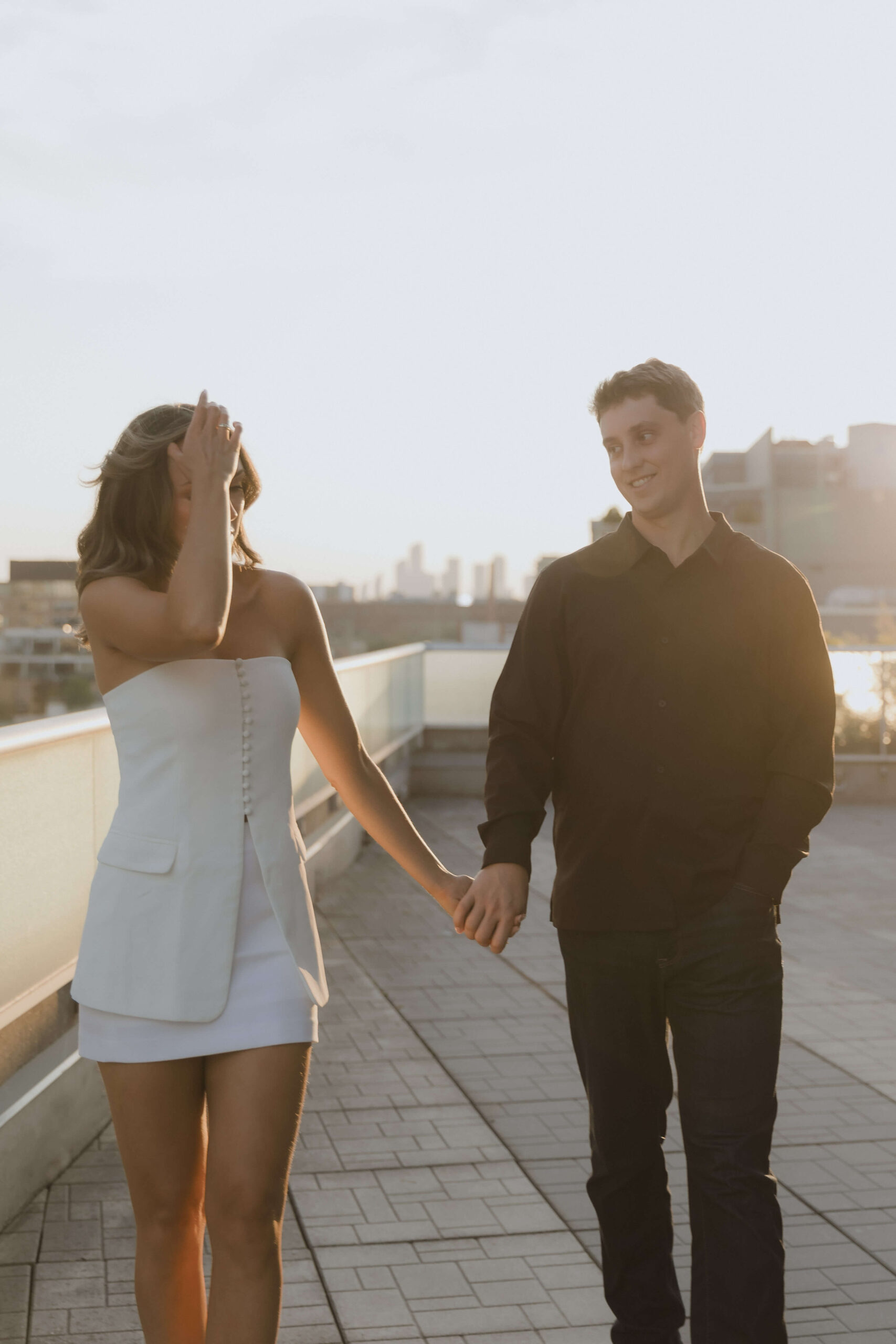 Stylish Engagement Photos in Downtown Toronto - Sonia V Photography