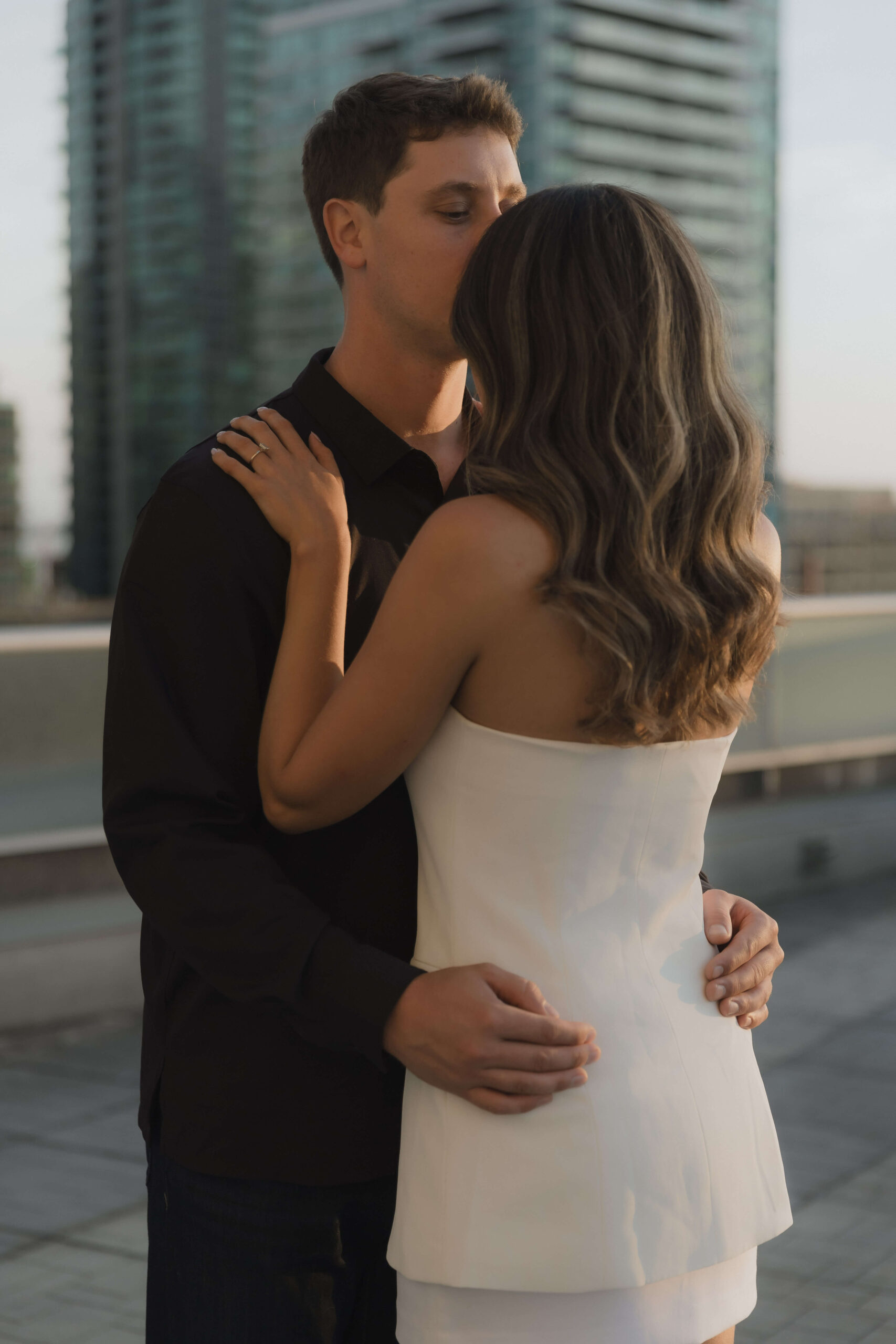 Stylish Engagement Photos in Downtown Toronto - Sonia V Photography