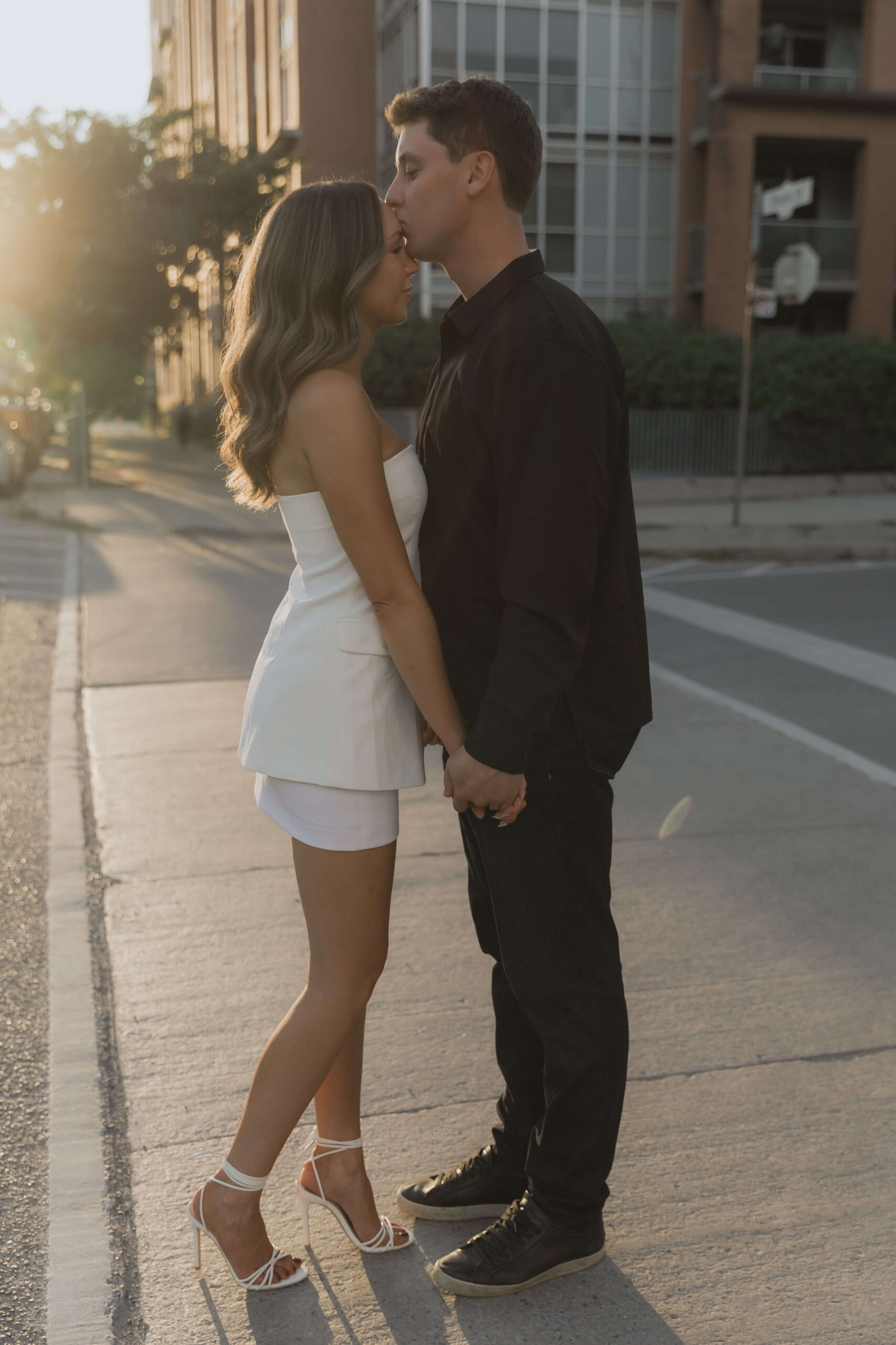 Stylish Engagement Photos in Downtown Toronto - Sonia V Photography