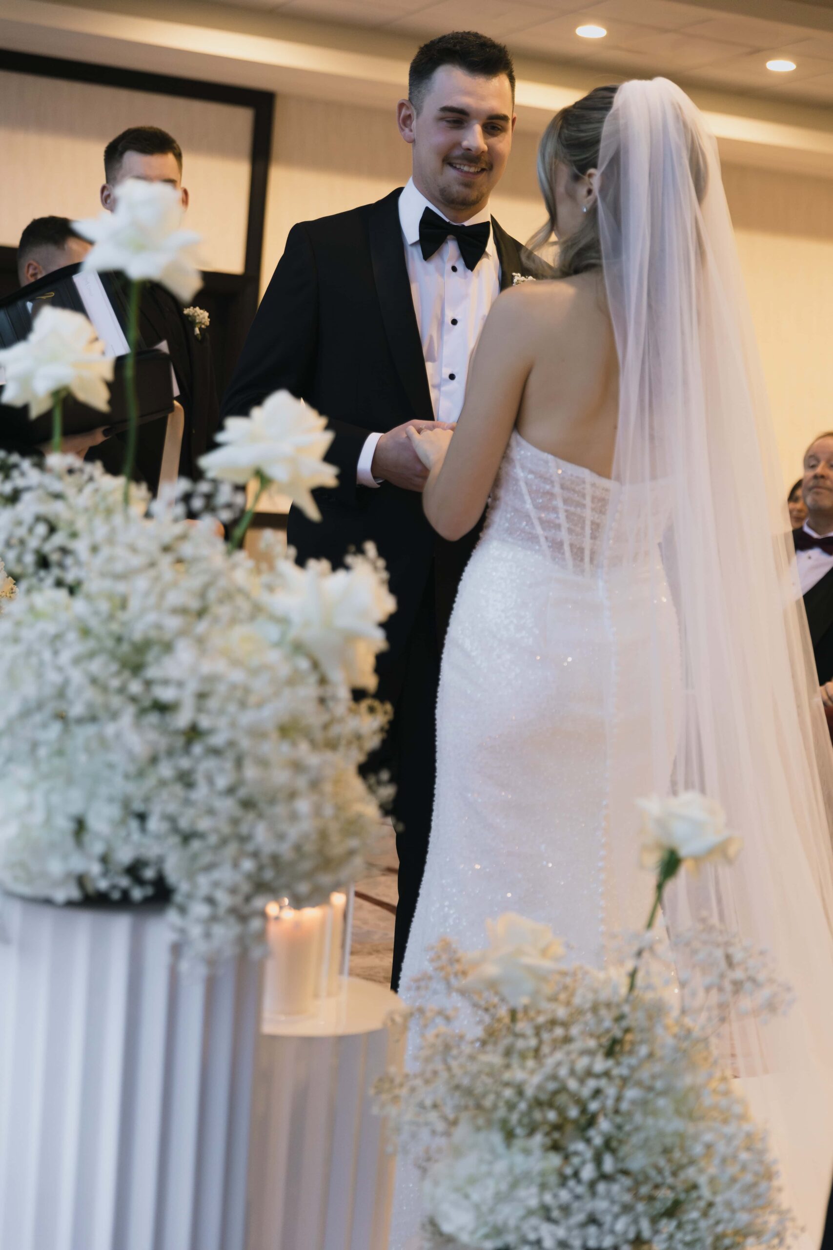 Modern Black & White NYE Wedding - Sonia V Photography