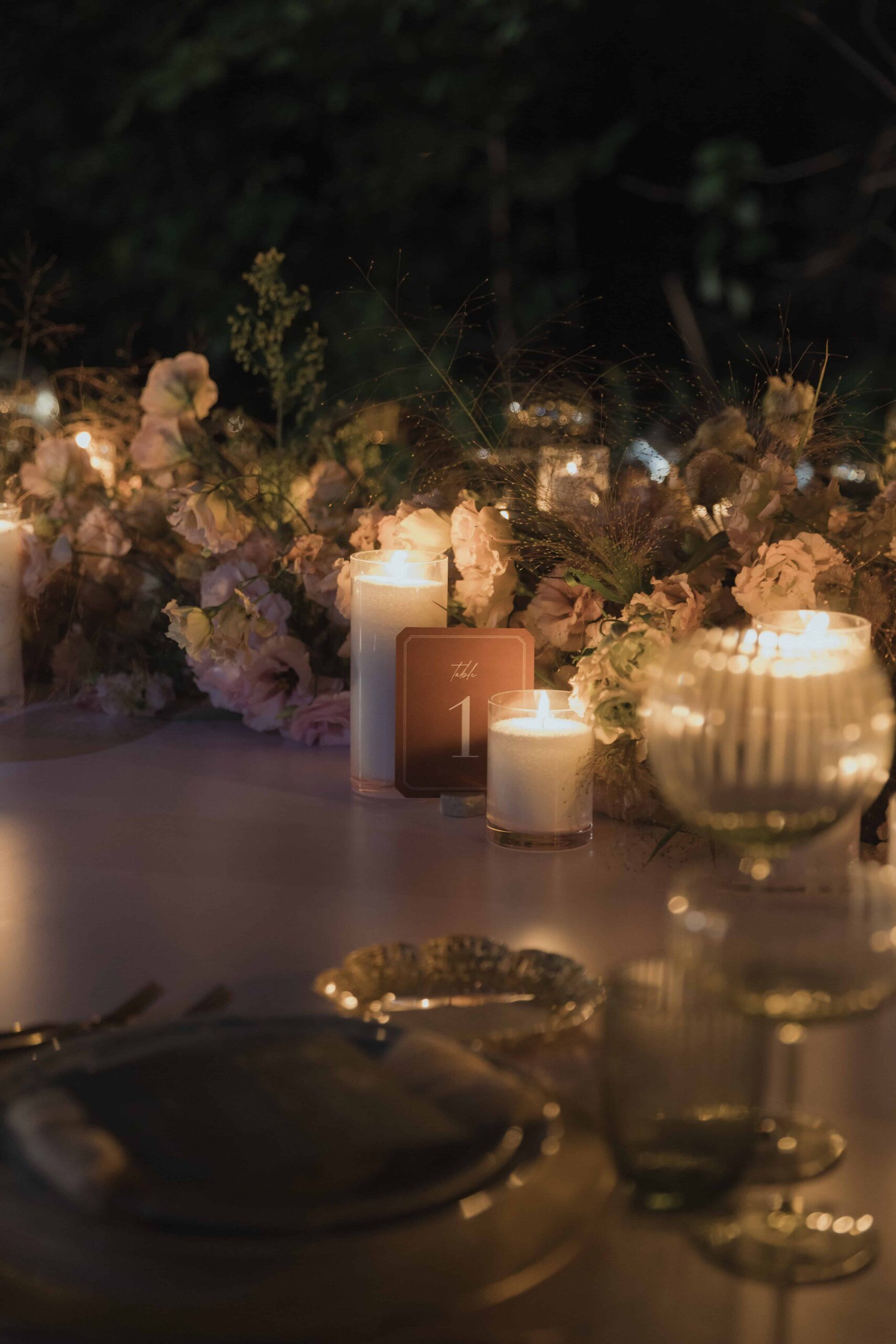 Dreamy Candlelit Wedding Reception - Sonia V Photography