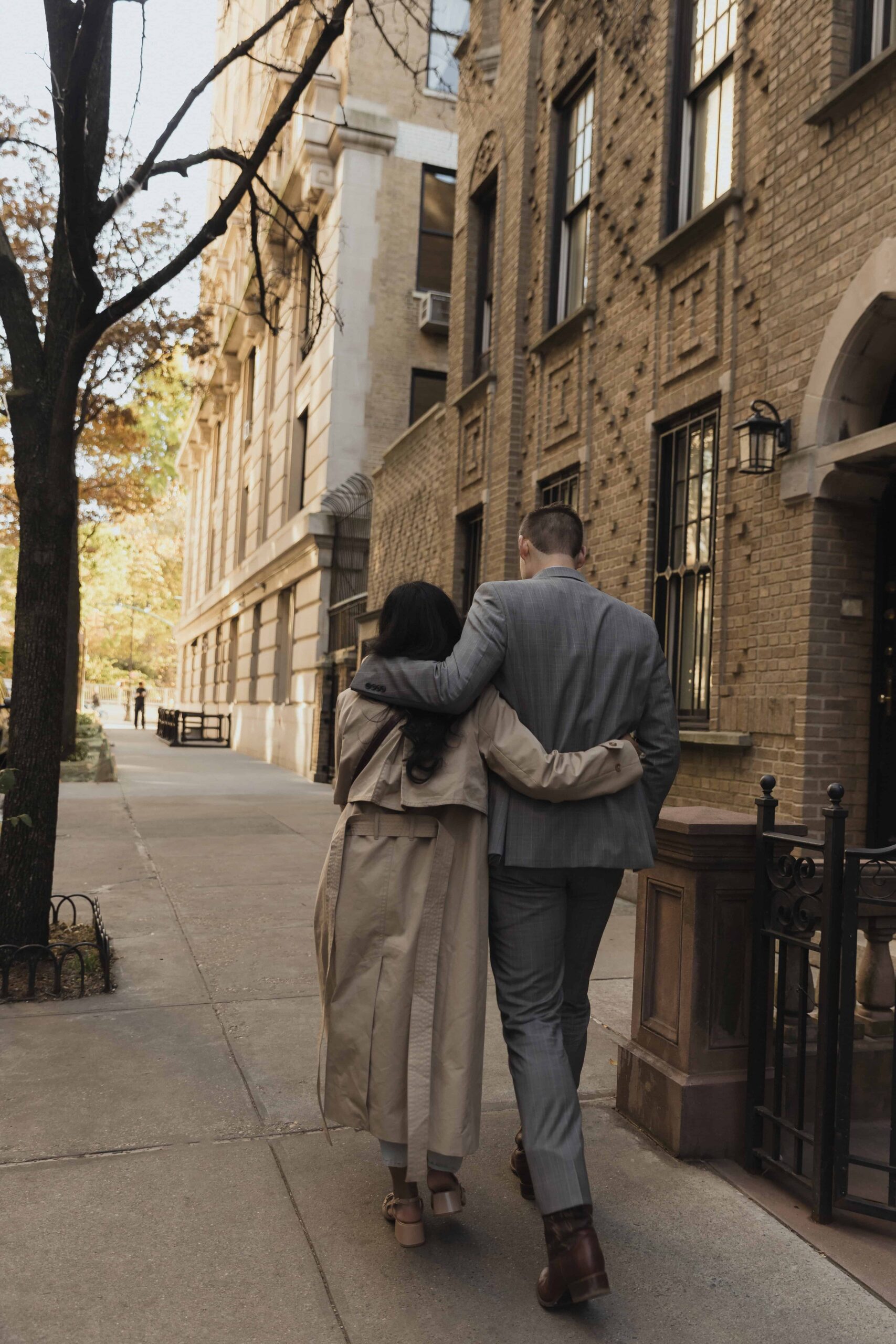 NYC Engagement Photos at the Brownstones - Sonia V Photography