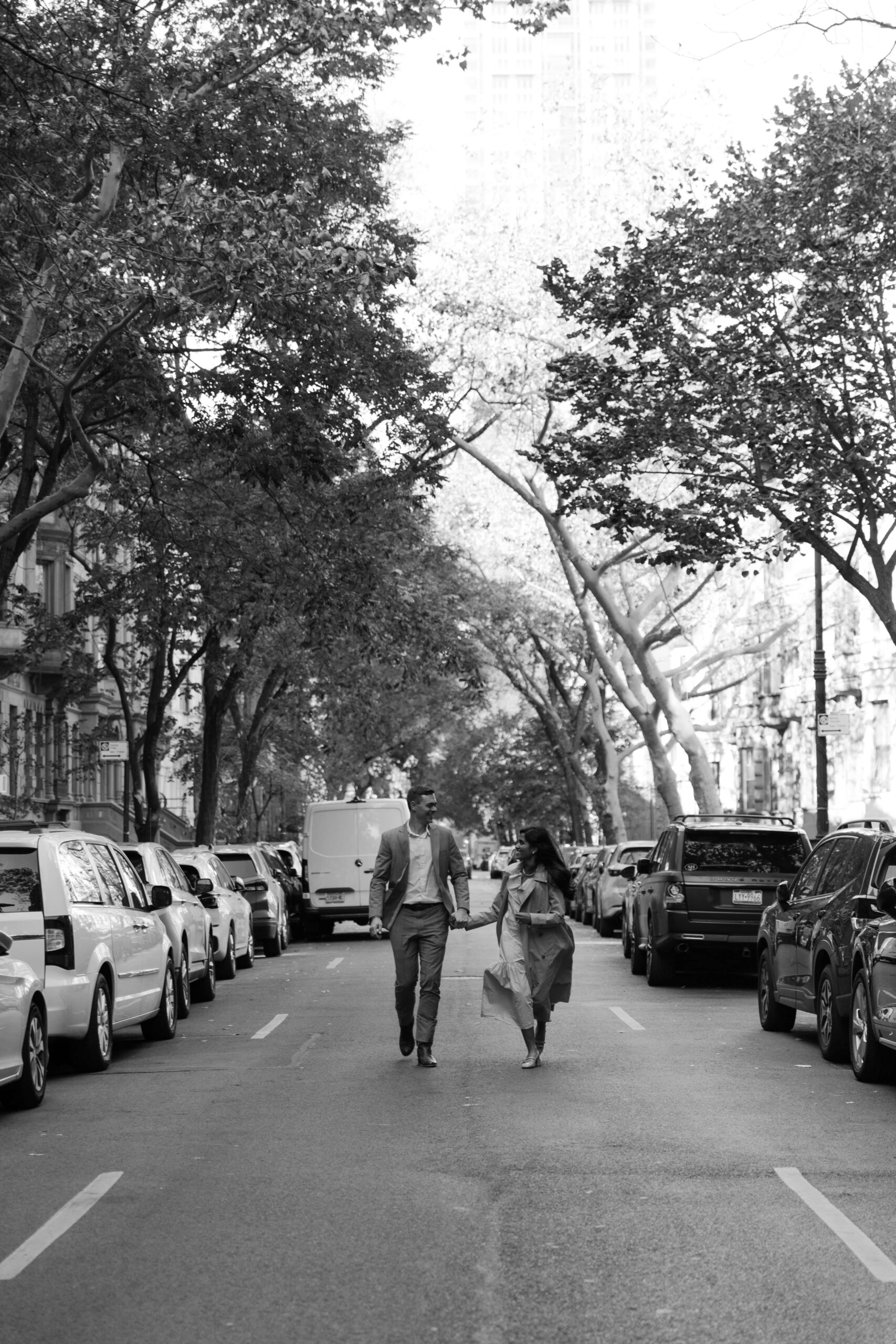 NYC Engagement Photos at the Brownstones - Sonia V Photography