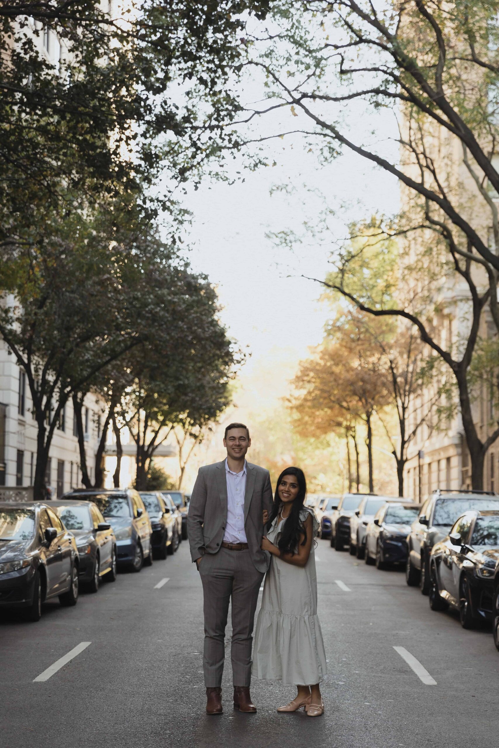 NYC Engagement Photos at the Brownstones - Sonia V Photography