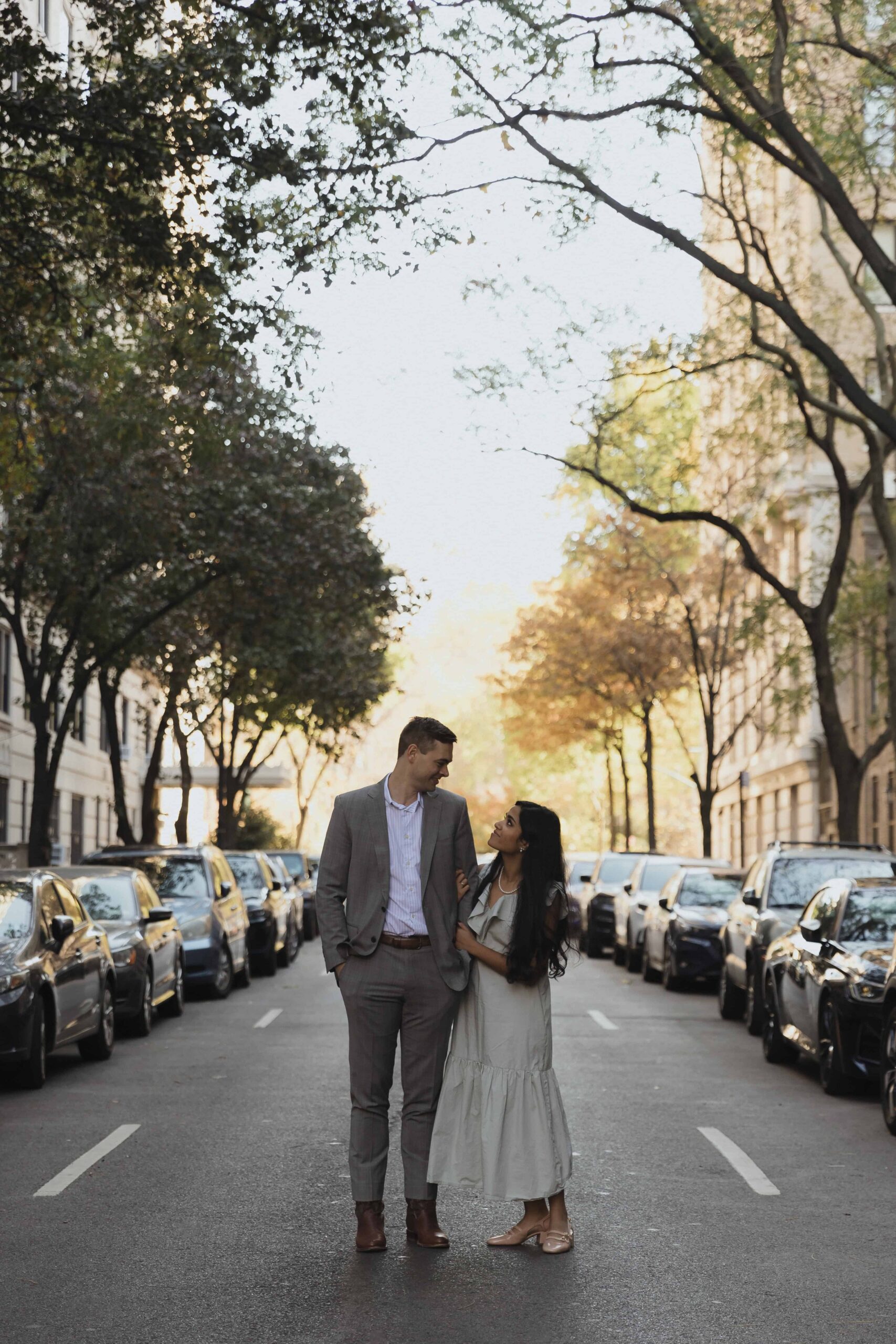 NYC Engagement Photos at the Brownstones - Sonia V Photography