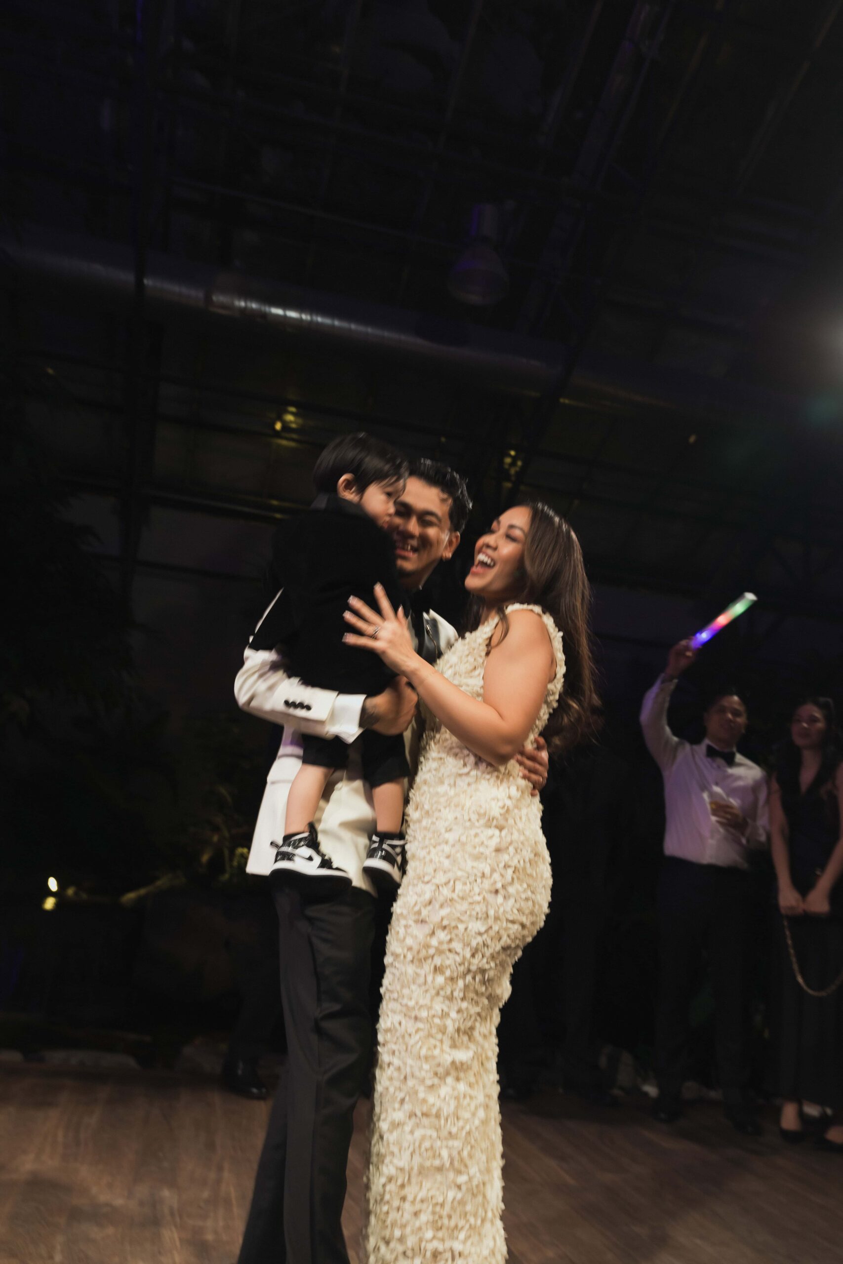 Snowy Winter Wedding With an All Black Dress Code at a Greenhouse - Sonia V Photography