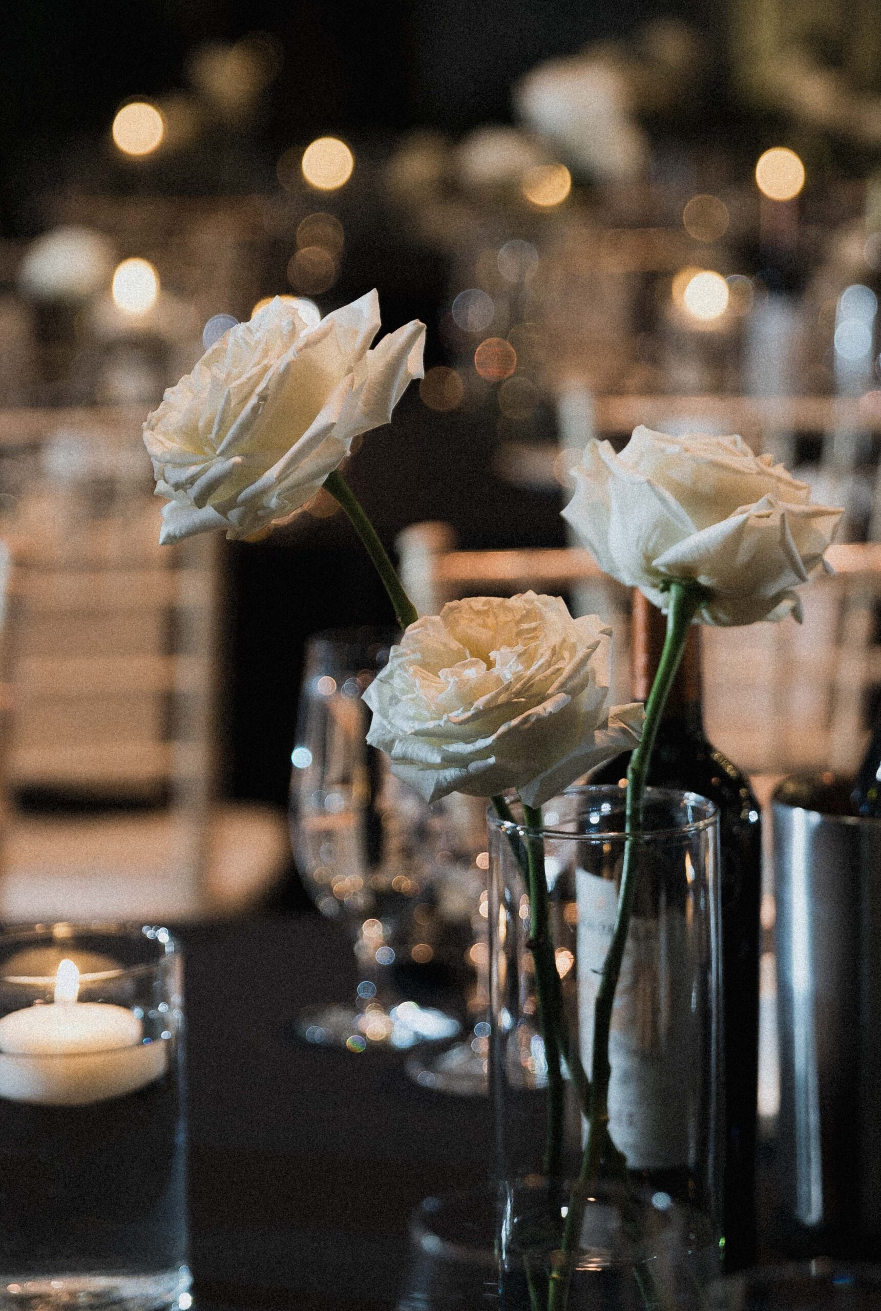 Snowy Winter Wedding With an All Black Dress Code at a Greenhouse - Sonia V Photography