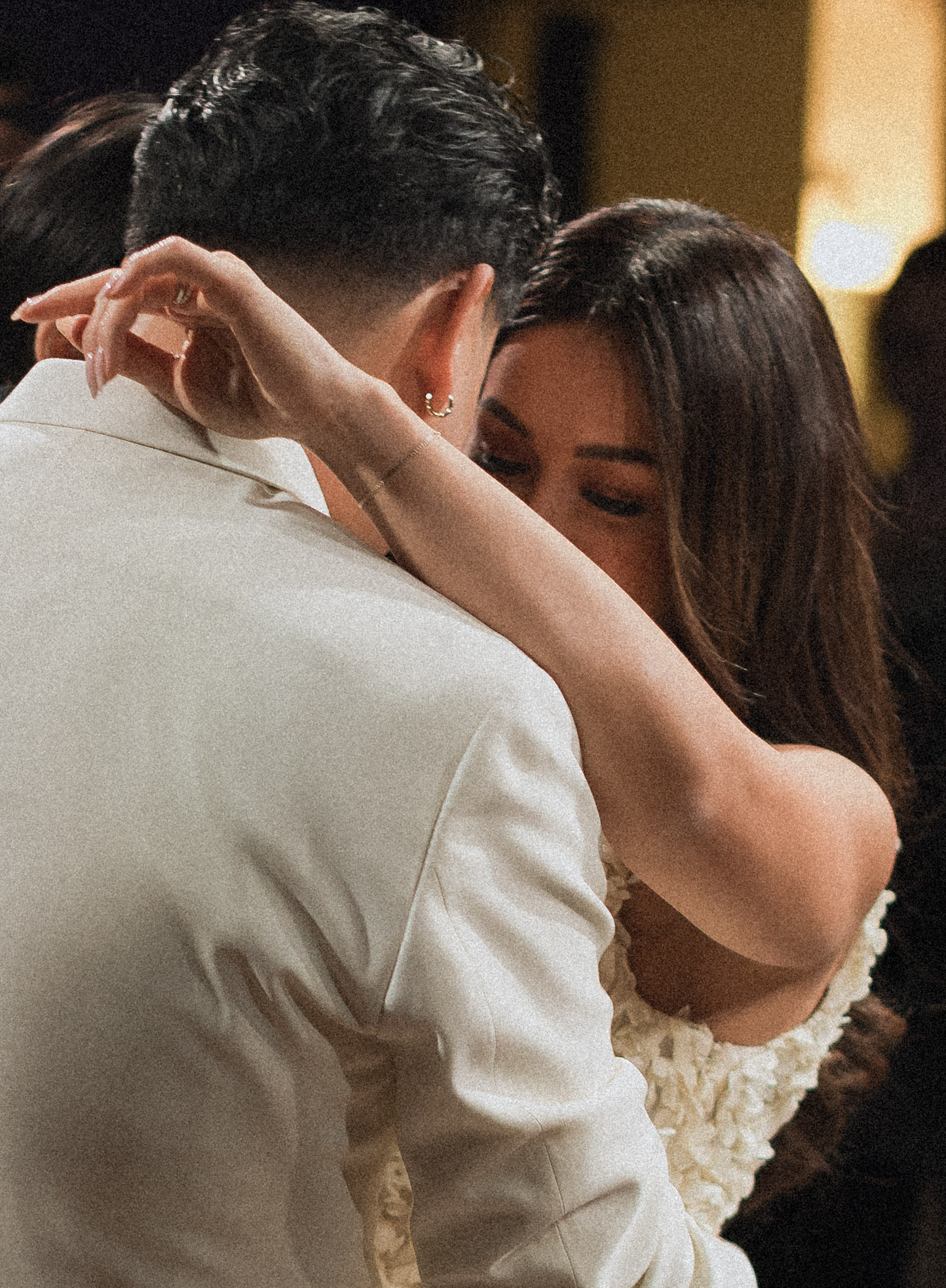 Snowy Winter Wedding With an All Black Dress Code at a Greenhouse - Sonia V Photography