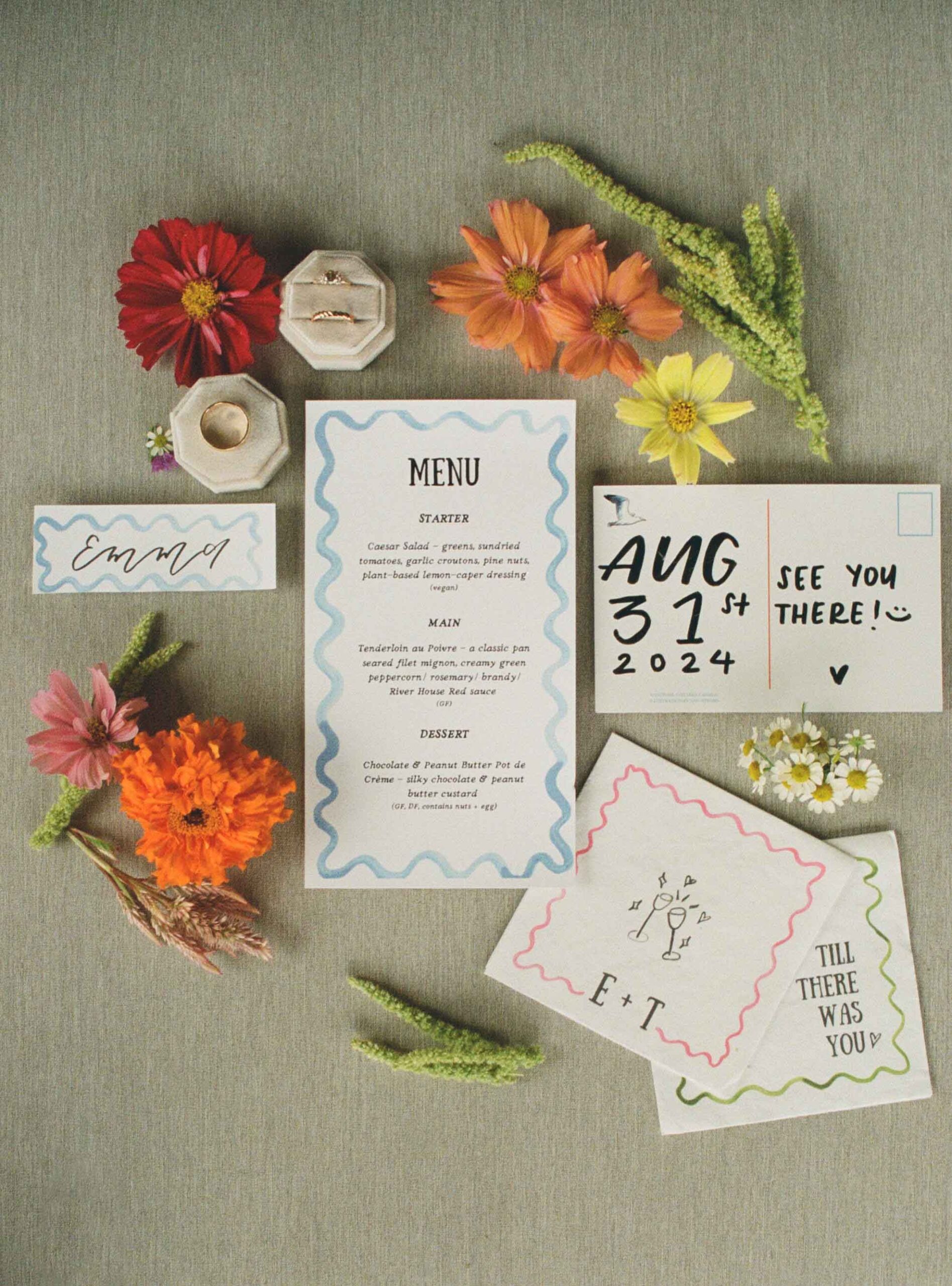 What to Include in Your Wedding Flat Lay - Sonia V Photography
