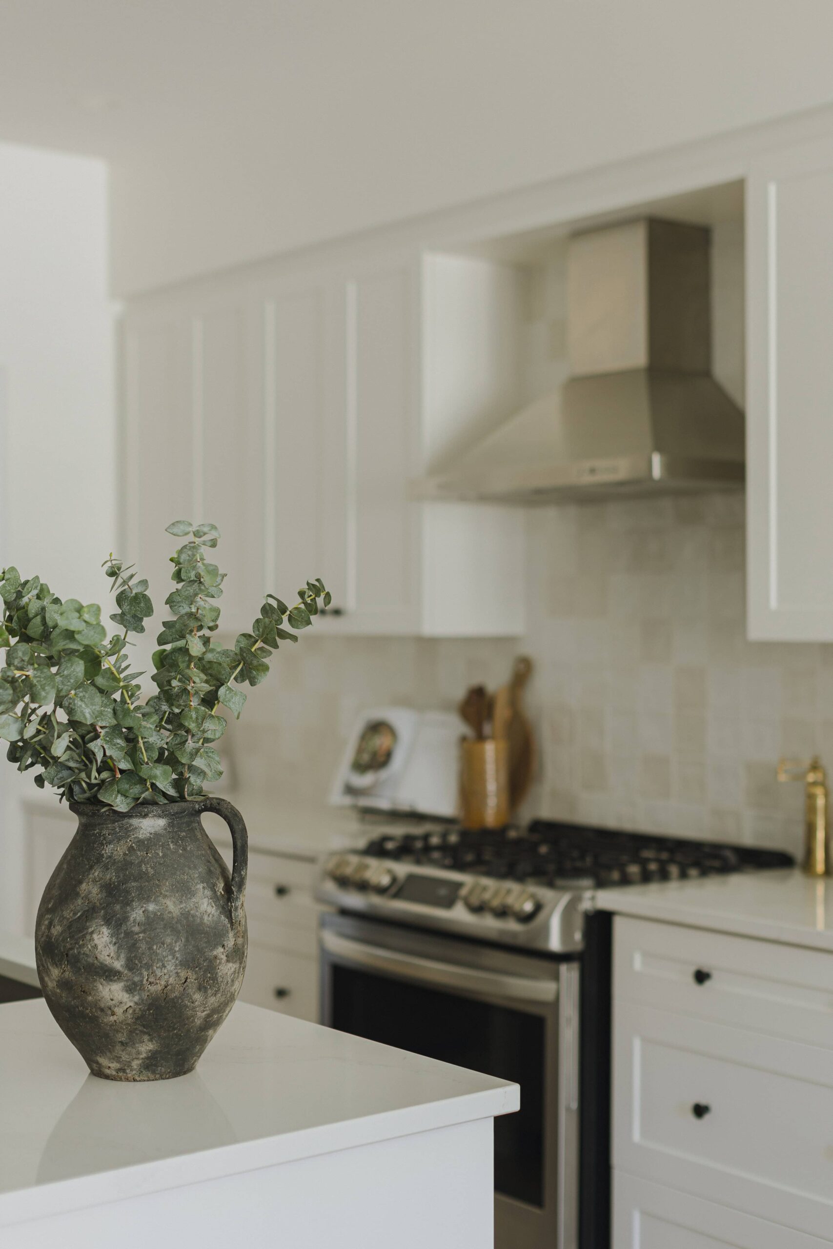 Modern Minimalist Kitchen & Living Room Interior Design - Sonia V Photography