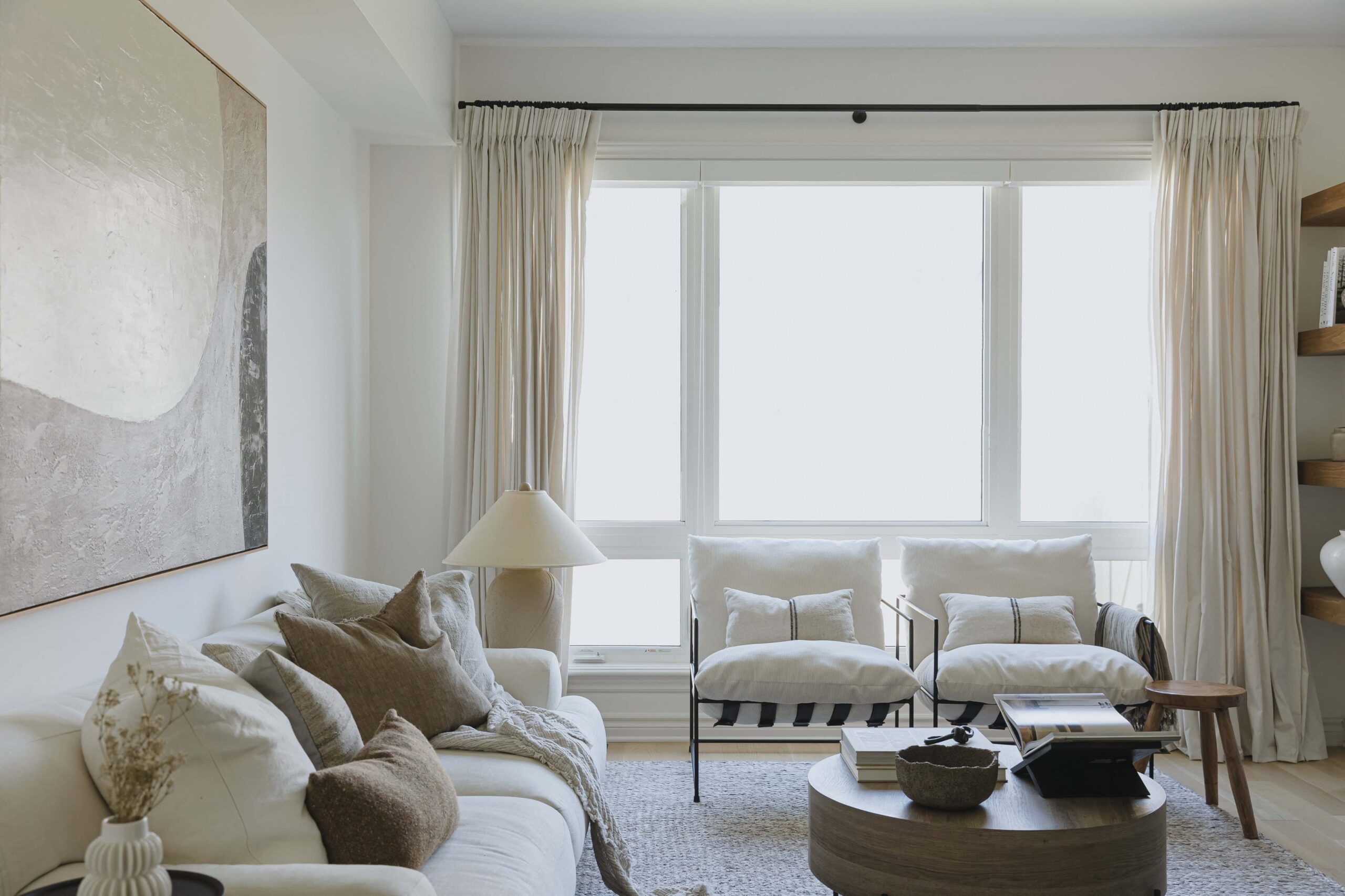 Modern Minimalist Kitchen & Living Room Interior Design - Sonia V Photography
