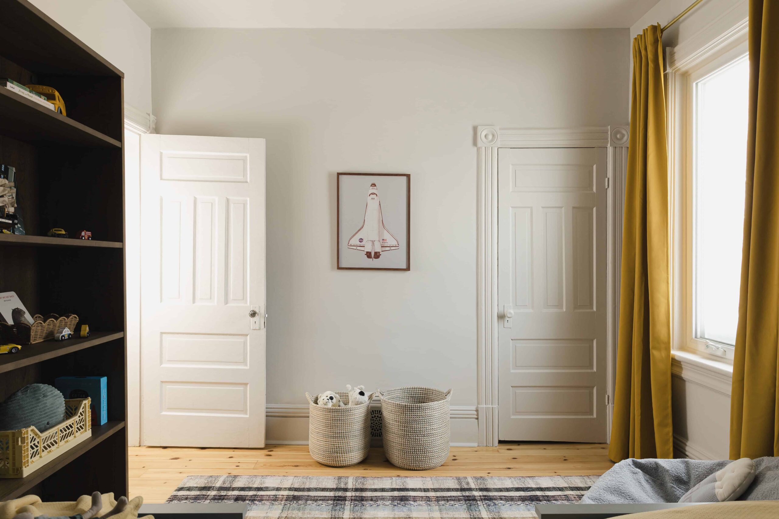 Yellow & Blue Boys Room Design - Sonia V Photography