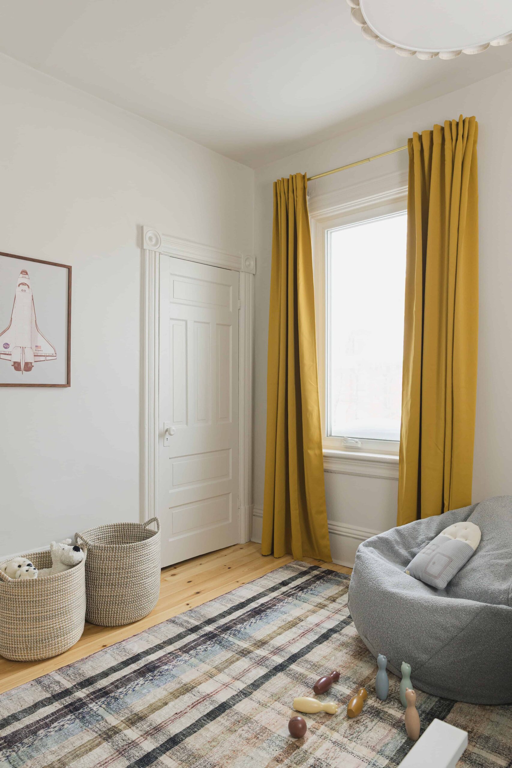 Yellow & Blue Boys Room Design - Sonia V Photography