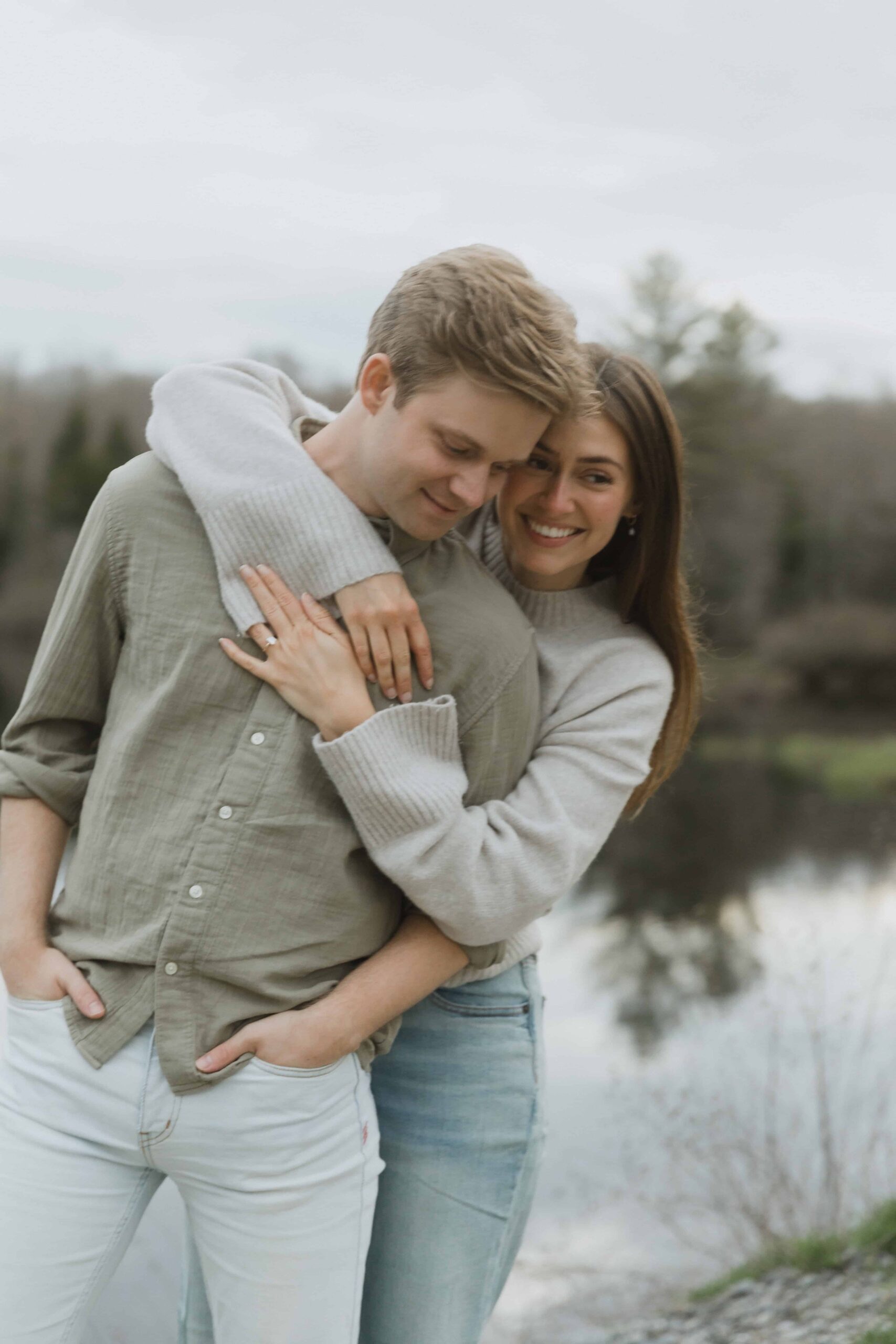 Upstate New York Engagement Session in Early Spring - Sonia V Photography