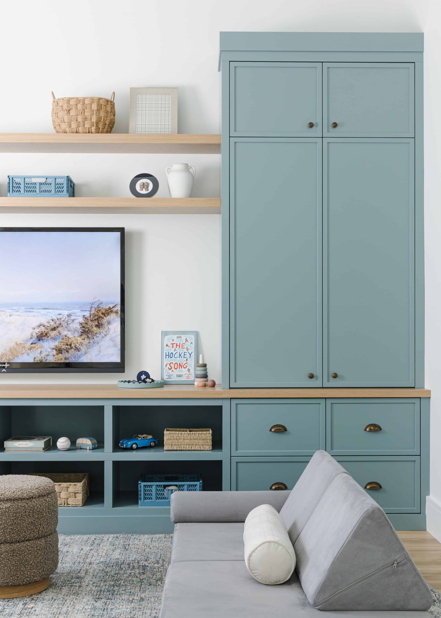 Sports-Themed Rec Room Transformation - Sonia V Photography