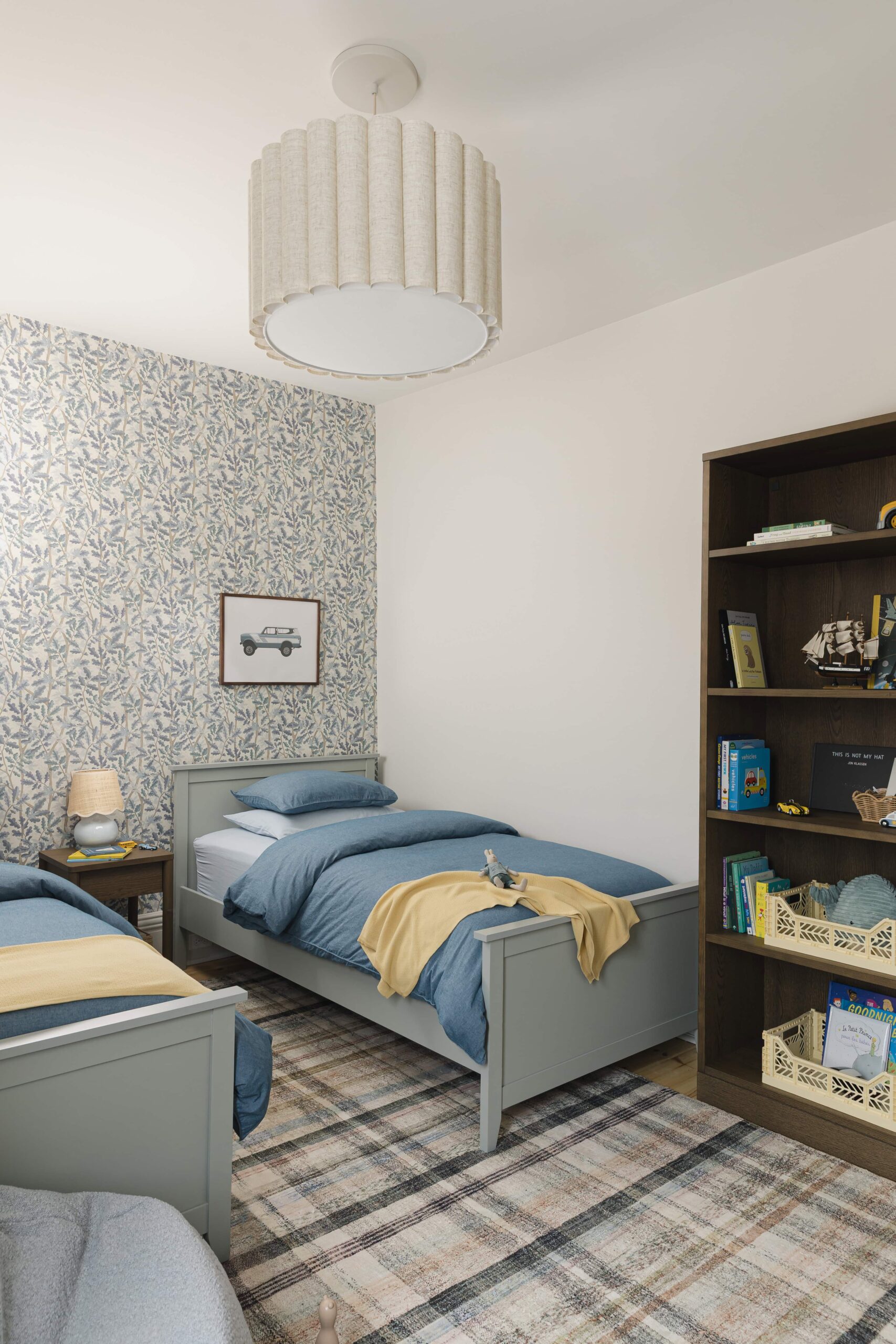 Yellow & Blue Boys Room Design - Sonia V Photography